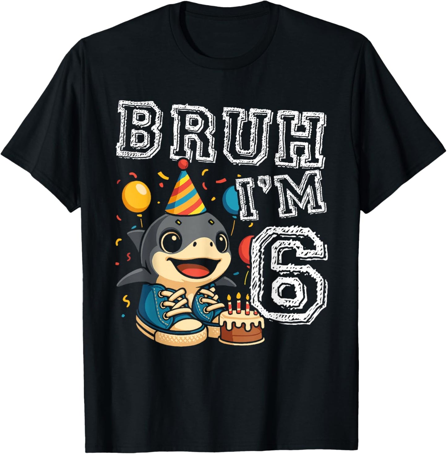 Italian Brainrot Bruh I'm 6 Age 6th Kids Boys Girls