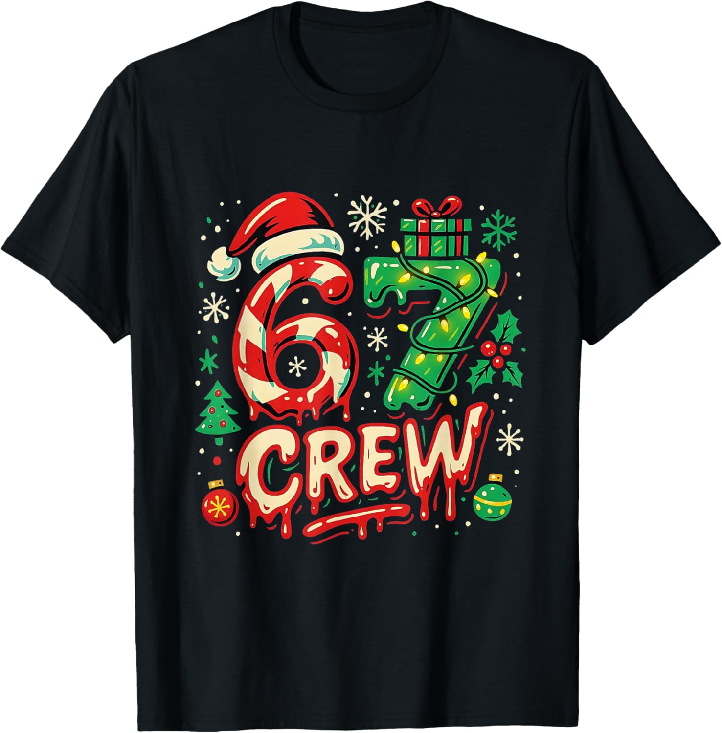 67 Crew Matching Christmas Family Meme Holiday Design