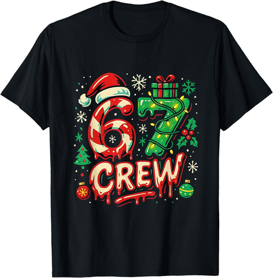 67 Crew Matching Christmas Family Meme Holiday Design