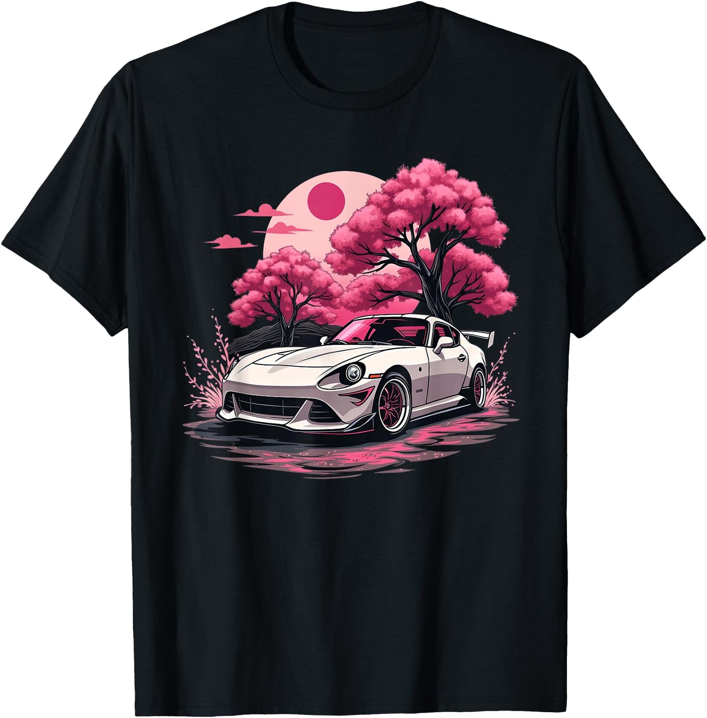 Love JDM Race Girl Racer Car Sakura Pink Cherry Blossom