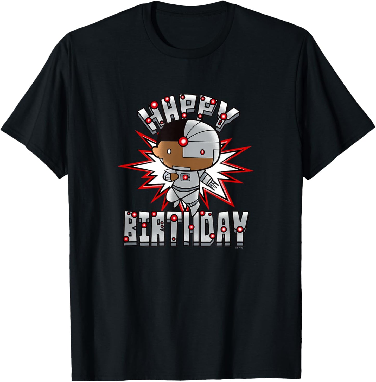 DC Comics Justice League Happy Birthday Chibi Cyborg