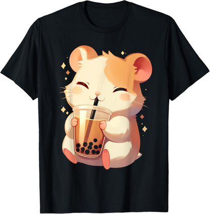 Cute Kawaii Bubble Tea Boba Milk Tea Chibi Hamster Anime