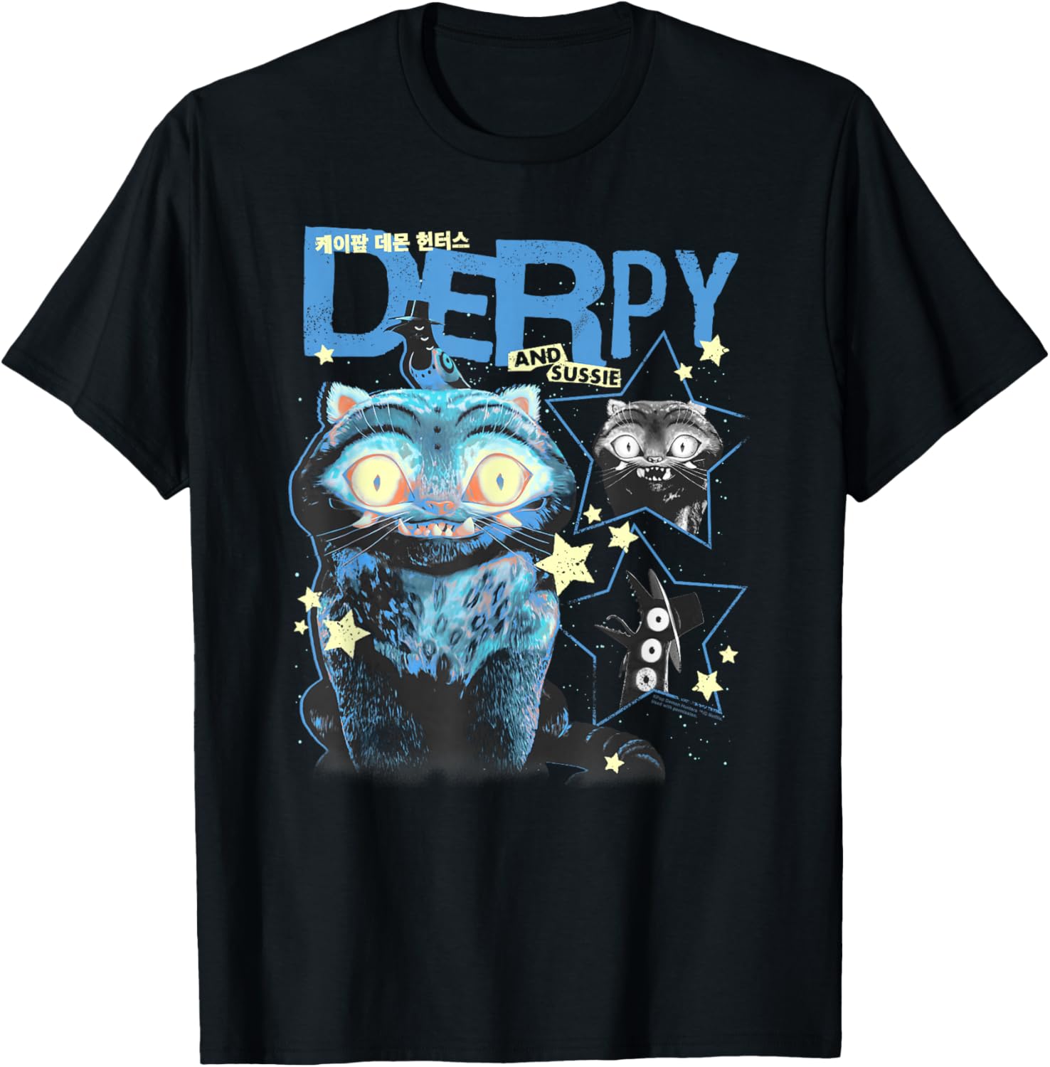 Kpop Demon Hunters Halloween Derpy and Sussie Y2K Poster