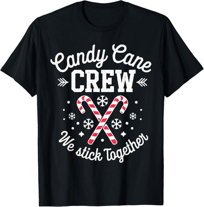 Candy Cane Crew We Stick Together Christmas Costume Xmas