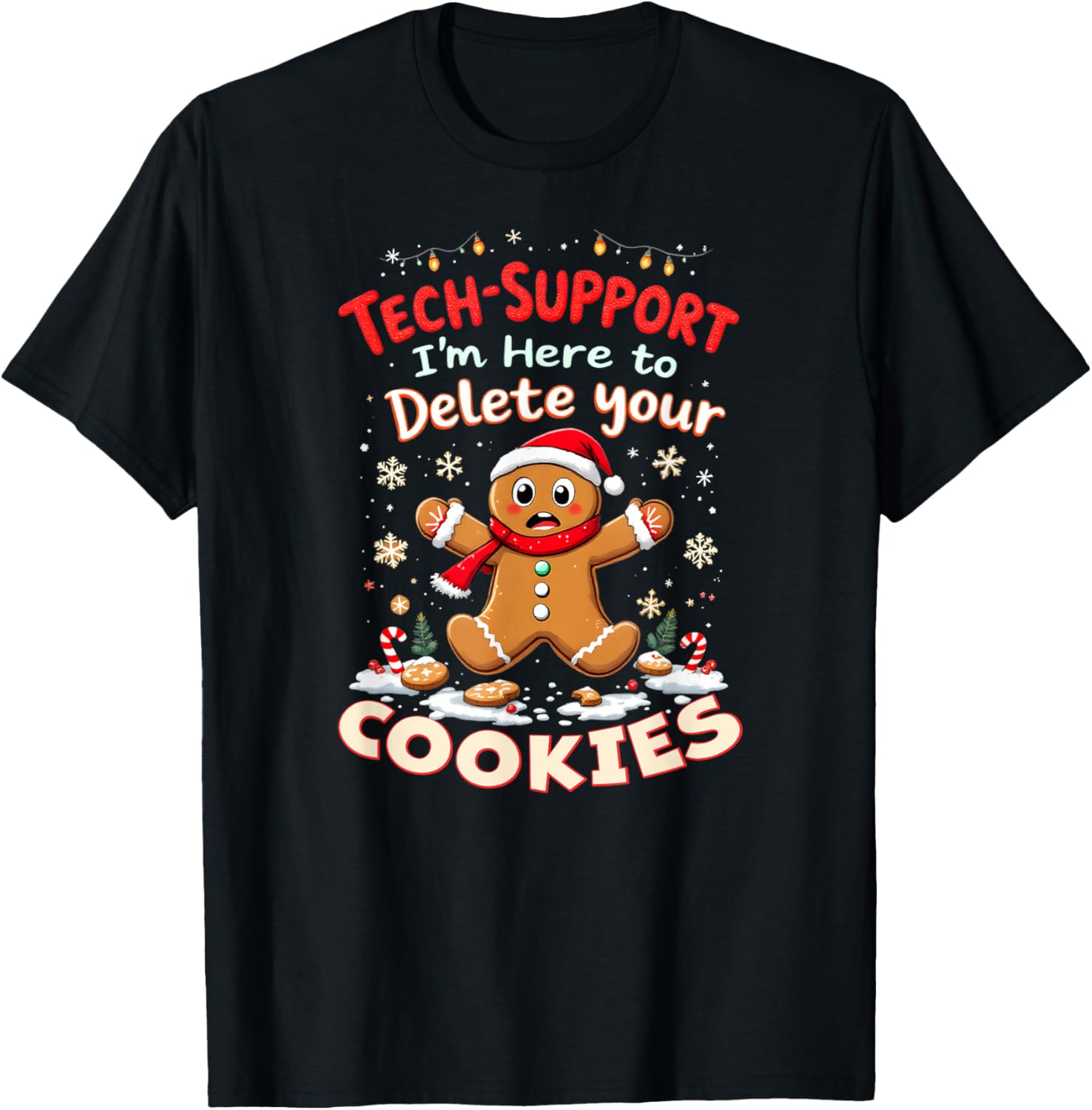 Tech Support Gingerbread Here to Delete Your Cookies!