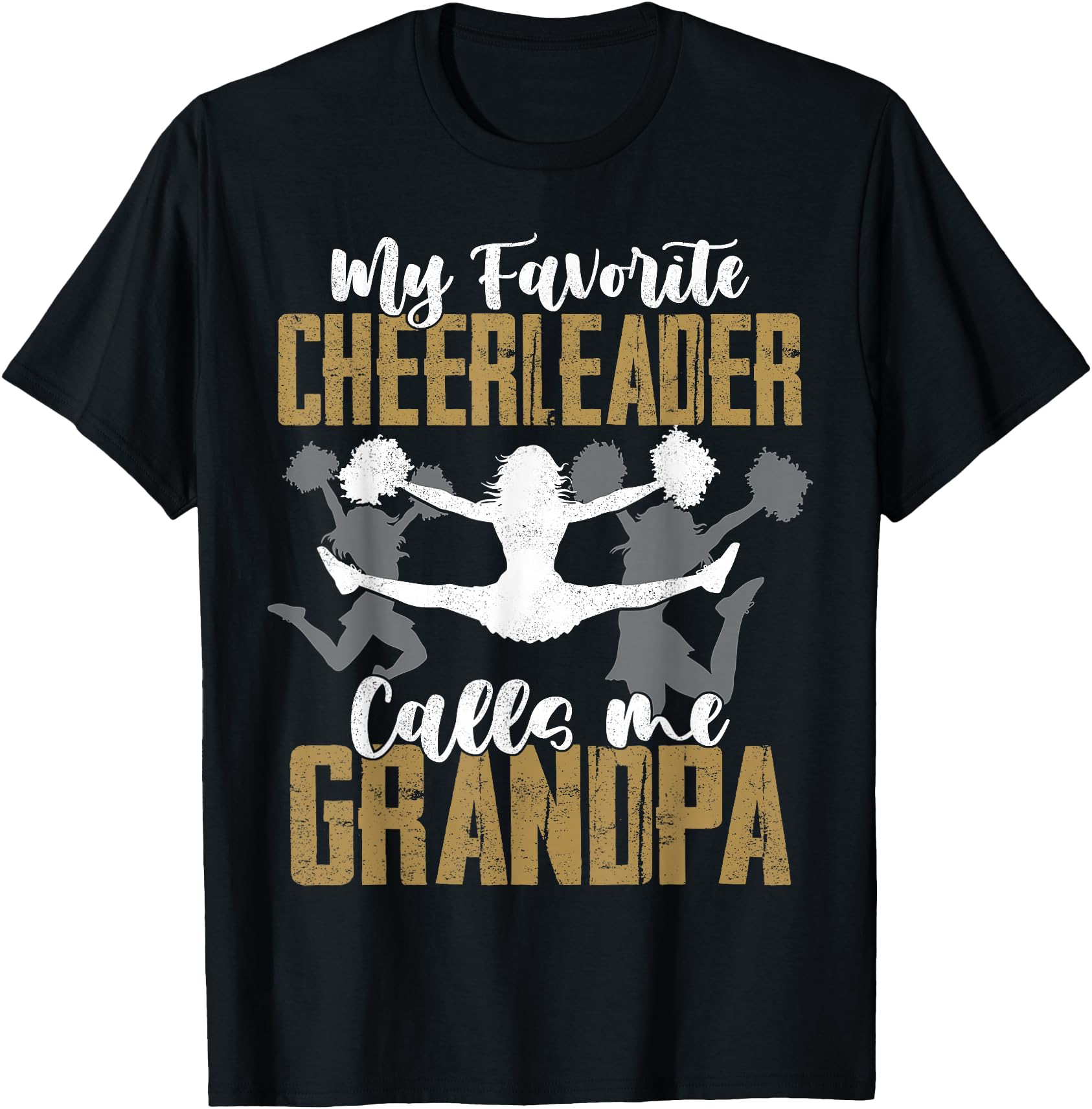 Funny Cheerleader Grandpa Shirt Cheerleading Grandpa Gift