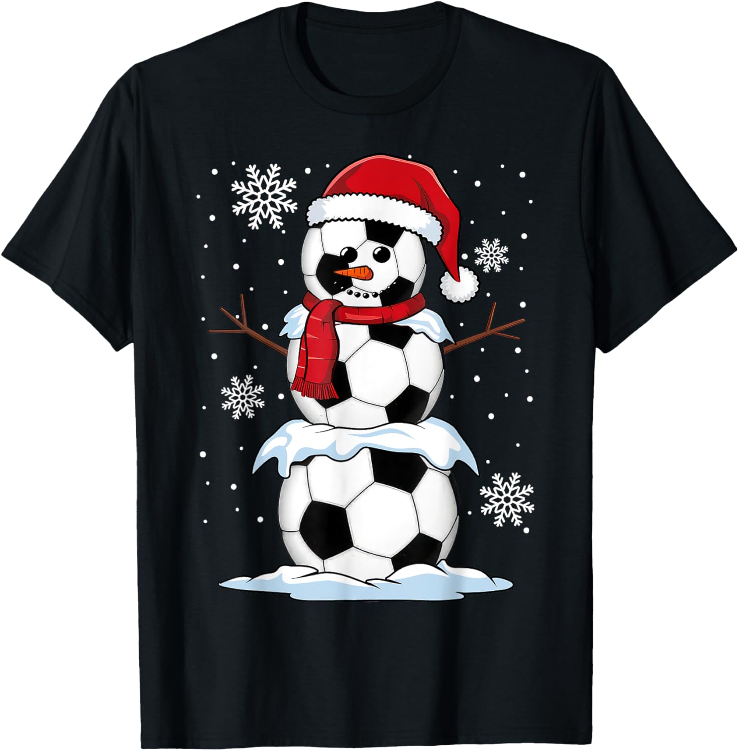 Merry Christmas Soccer Snowman Holiday Sports Xmas Pajamas