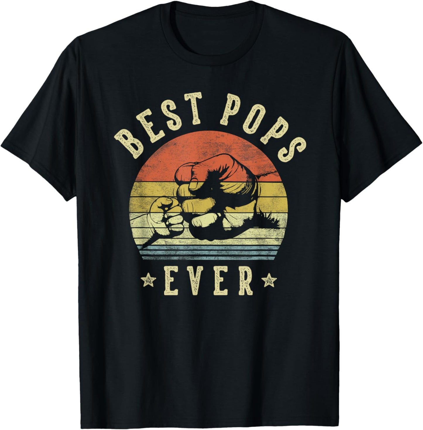 Best Pops Ever - Retro Fist Bump Vintage Design Pops