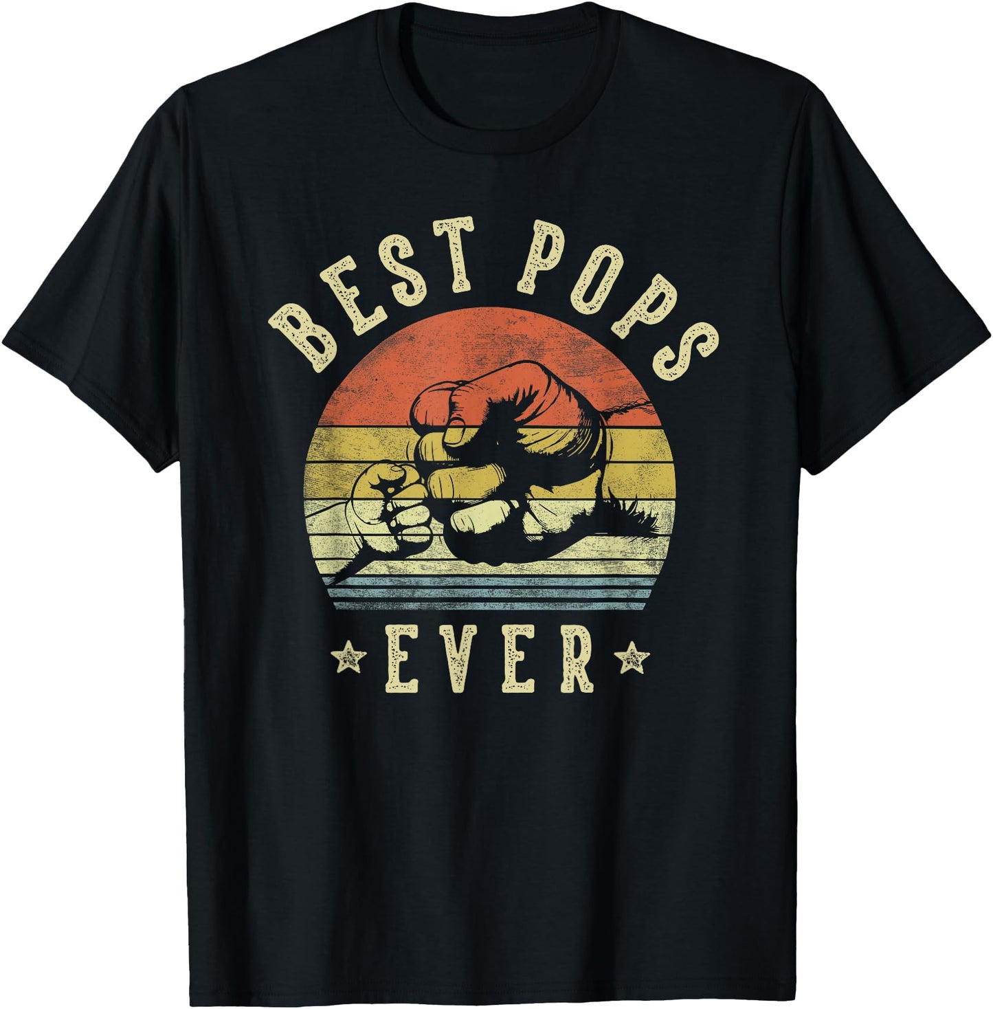 Best Pops Ever - Retro Fist Bump Vintage Design Pops