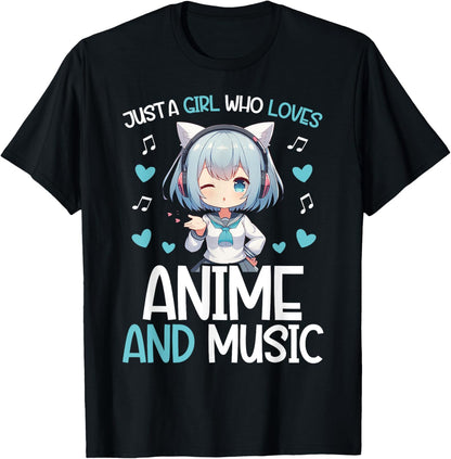Just a Girl Who Loves Anime and Music Japanese Chibi Teen