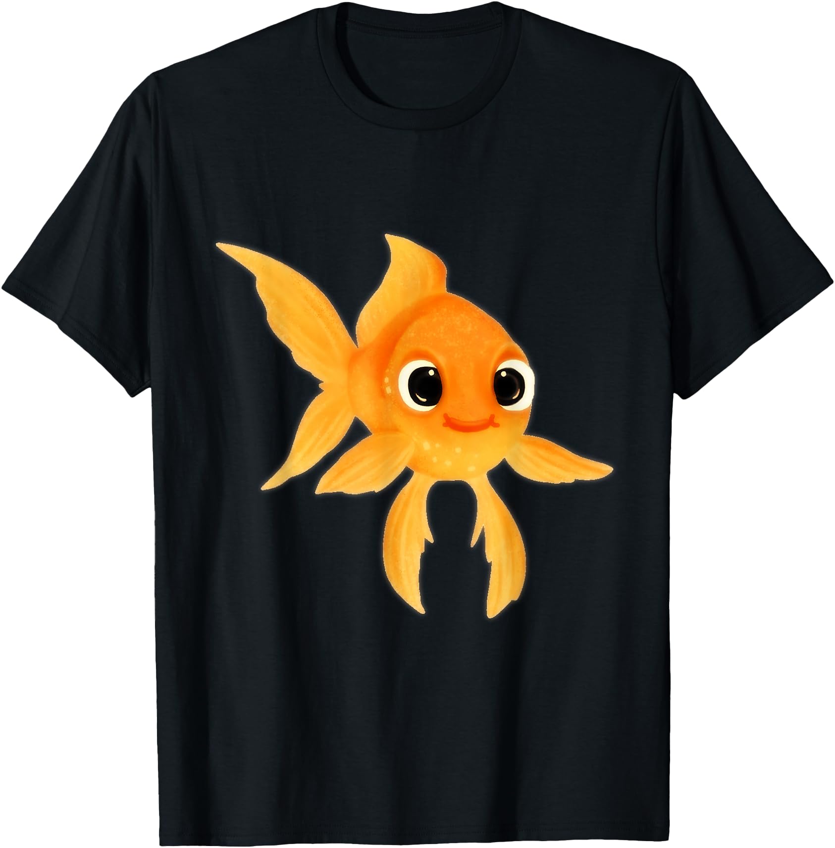 Wistful Unisex-Adults & Black Cartoon Goldfish