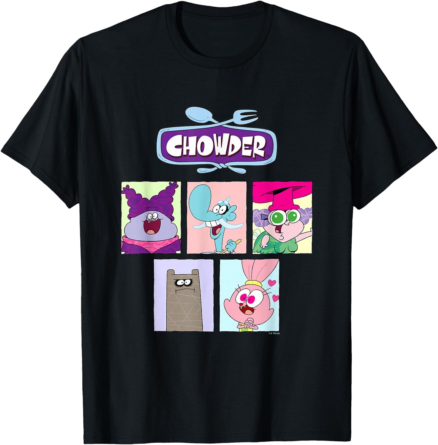 Chowder Main Characters Box Panels Collage