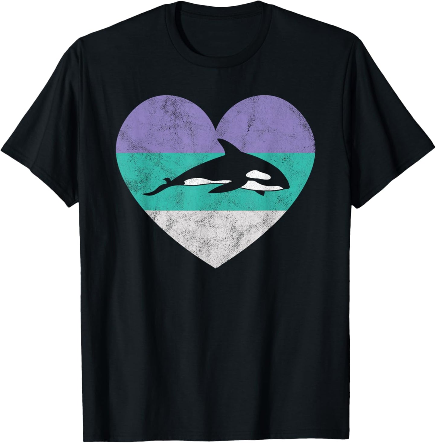 Killer Whale Orca Gift For Women &amp; Girls Retro Cute T-Shirt