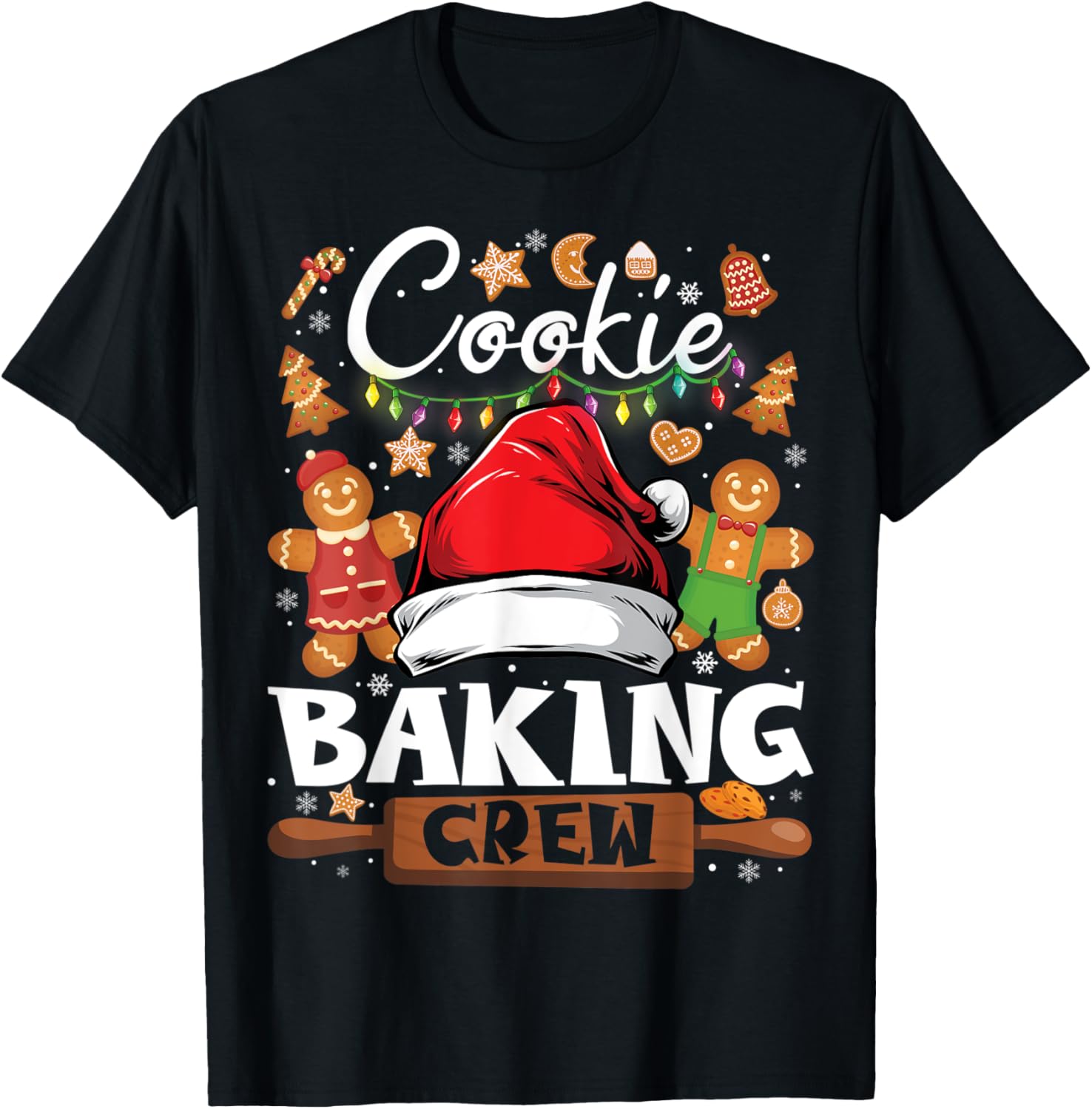 Christmas Cookie Baking Crew Funny Pajamas Family Xmas