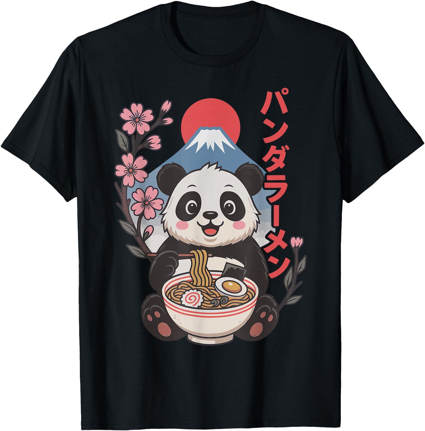 Anime Panda Eating Ramen Japanese Japan