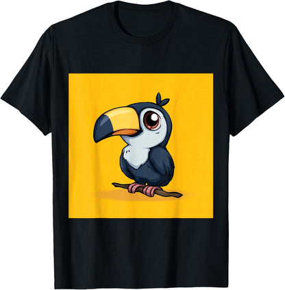 Sweet, Playful, Overly Cute Chibi Style Cute Toucan