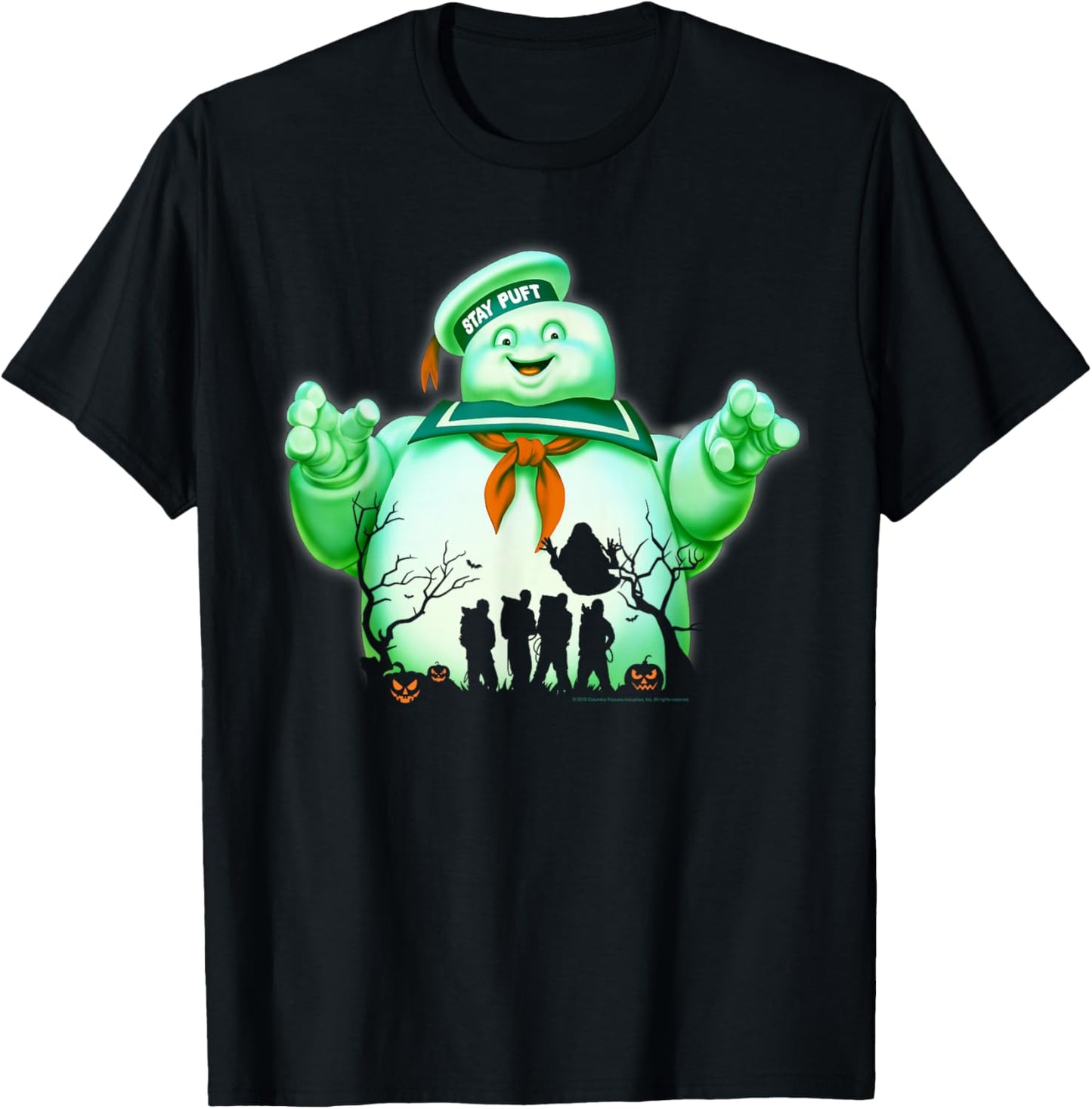 Ghostbusters Marshmallow Man Group Shot Silhouette