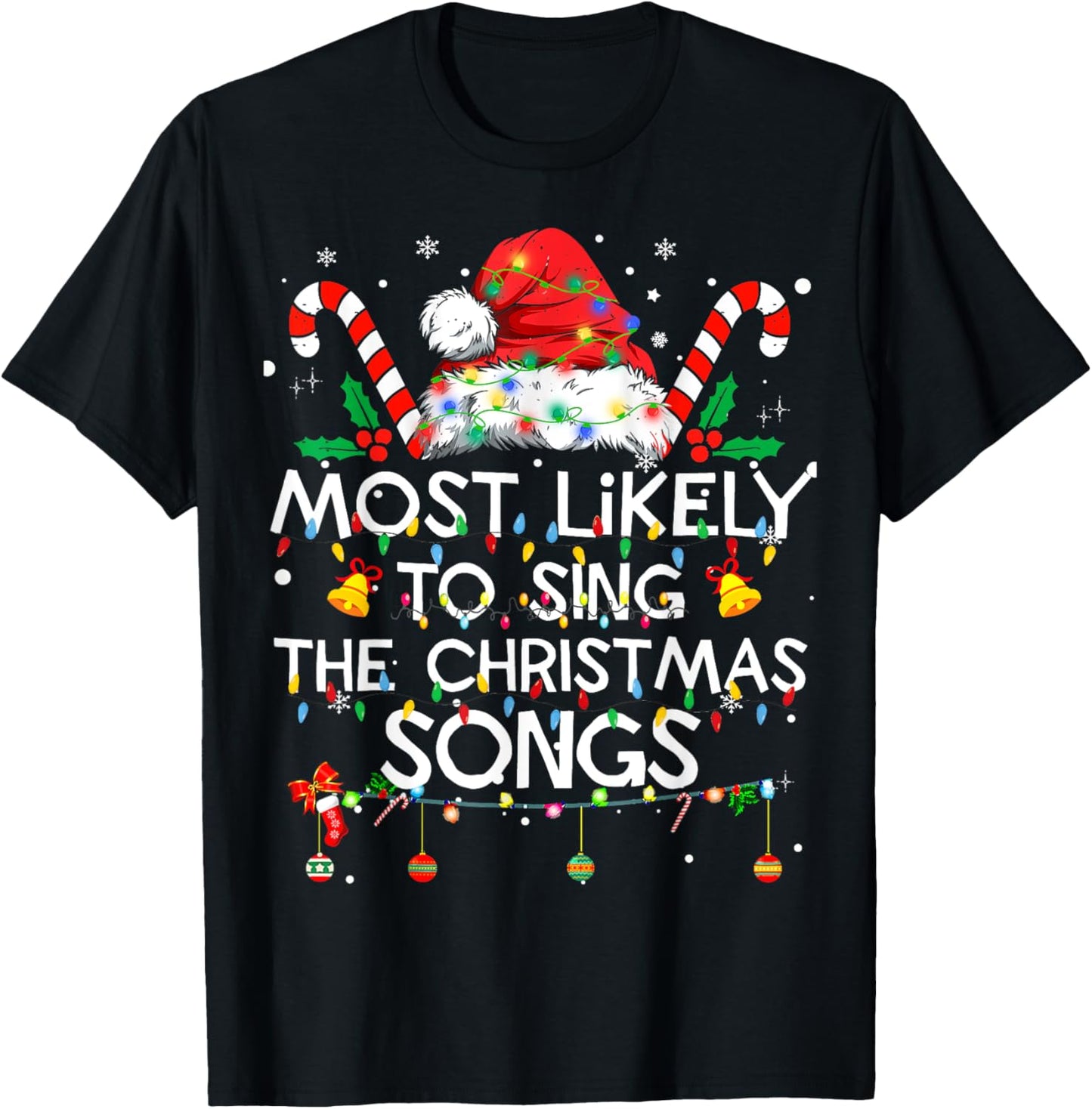 Most Likely To Sing Christmas Songs Christmas Family Xmas PJ