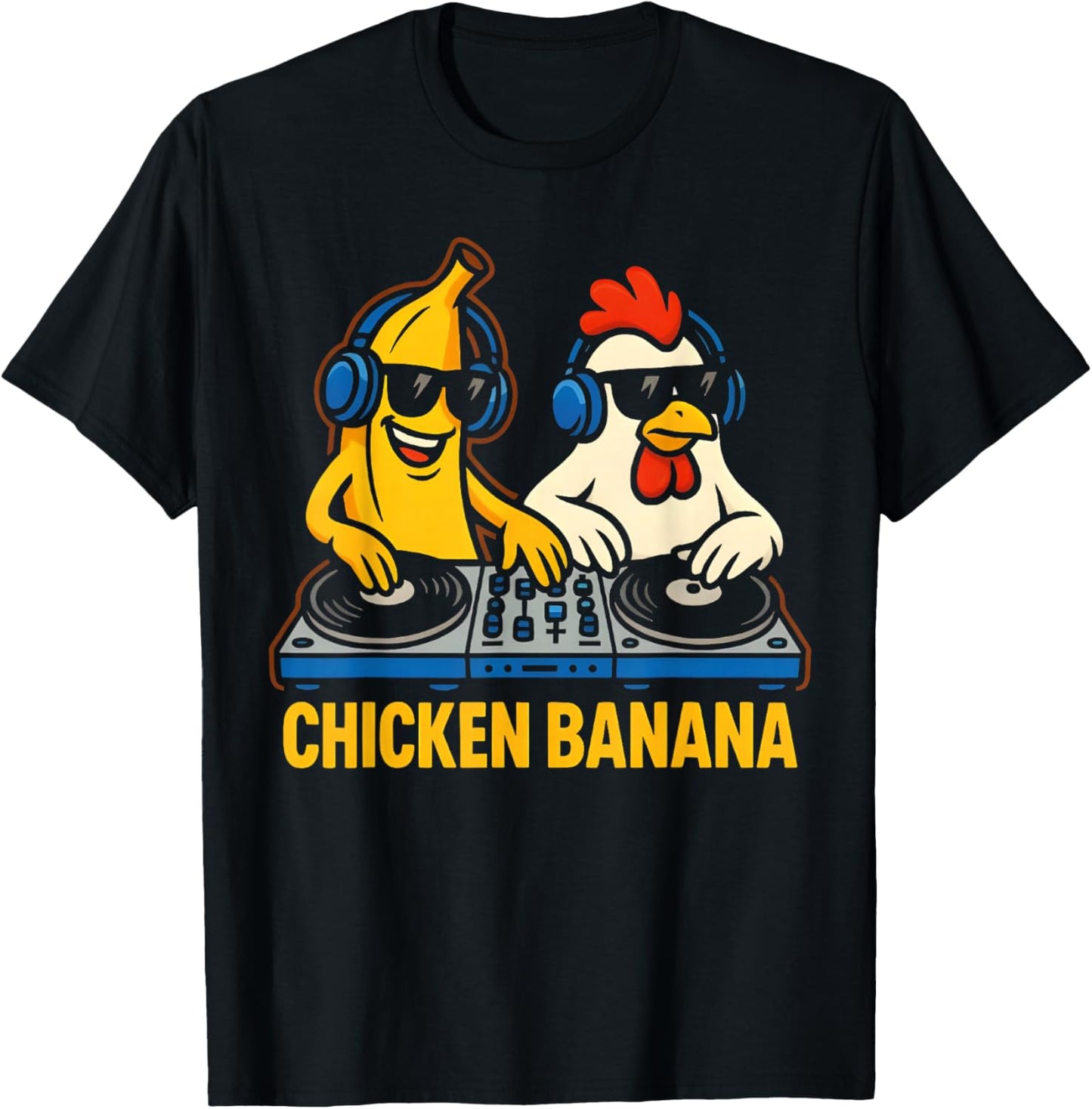 Funny Chicken Banana Men Women Kids Design