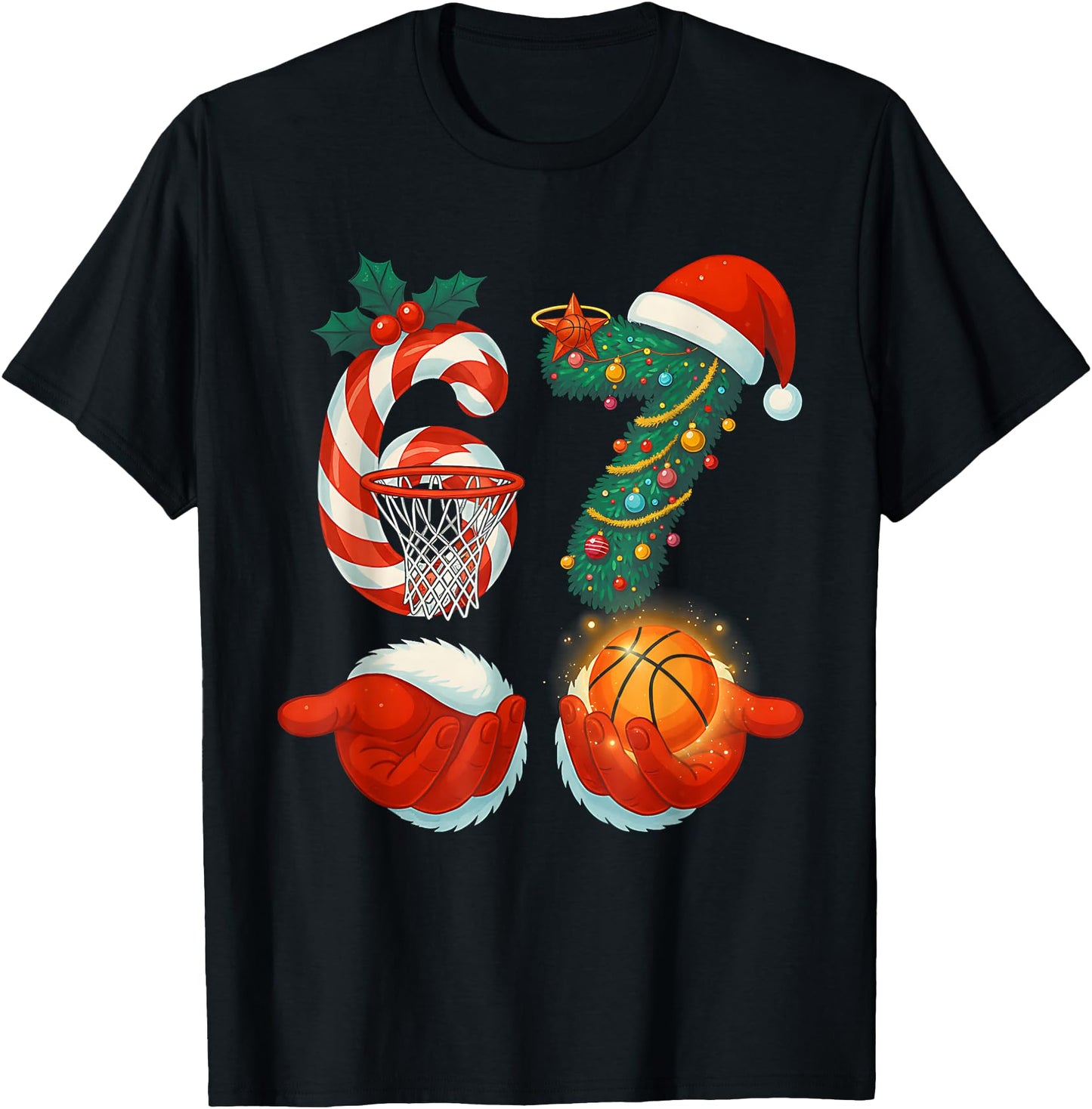 67 Christmas 6 7 Meme Basketball Pajamas Gen Alpha Slang