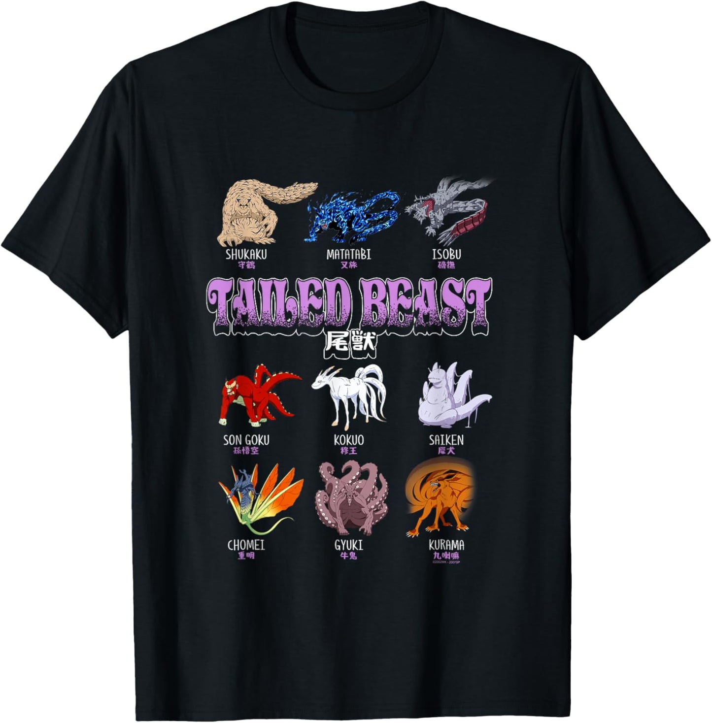 Naruto Shippuden Tailed Beasts Illustration Anime