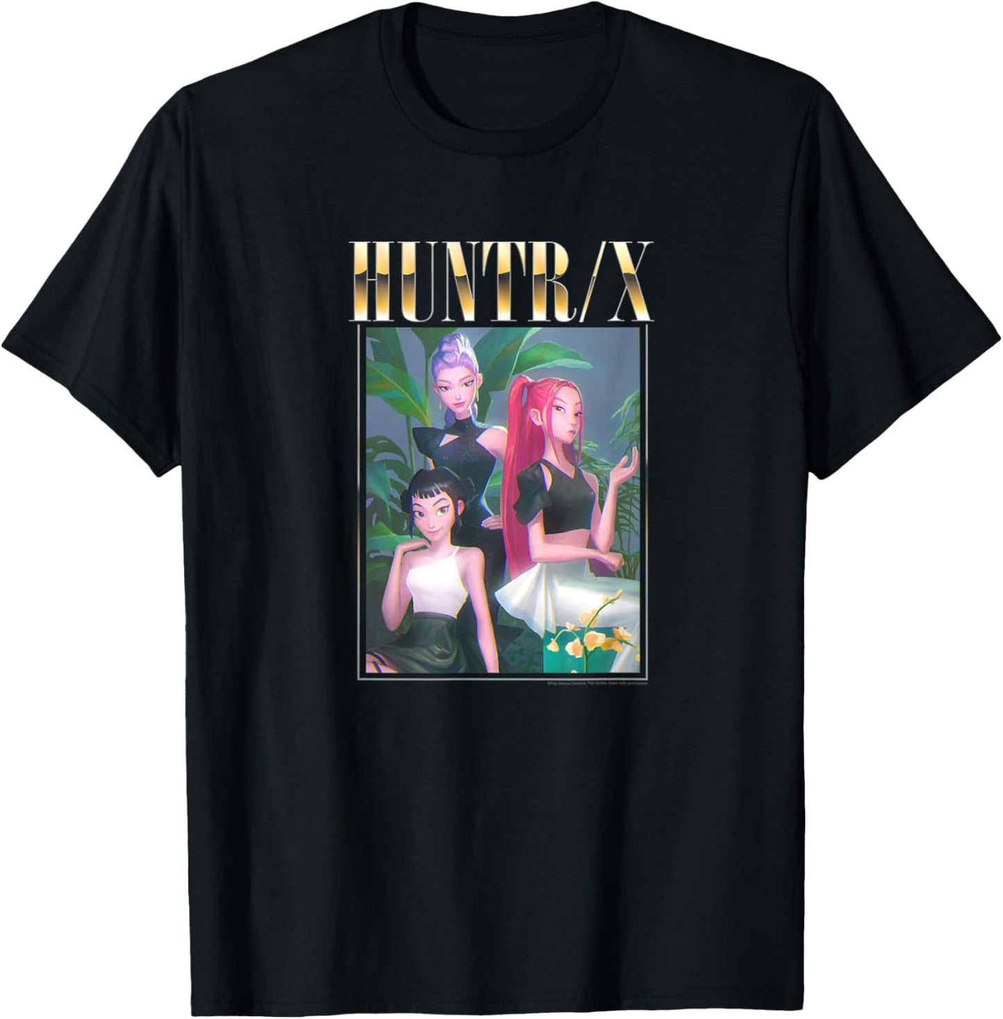 Kpop Demon Hunters Halloween Huntrix Gold Photocard