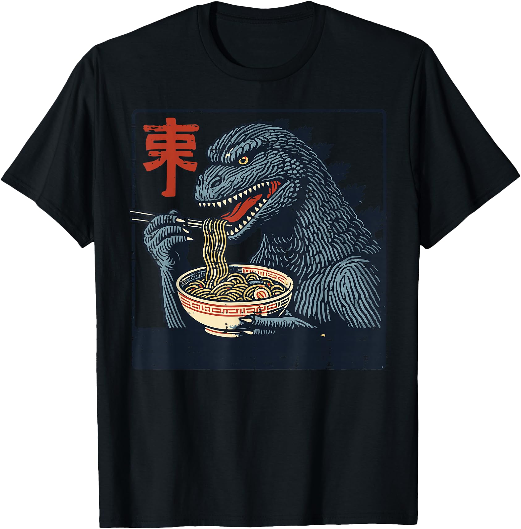 Japanese Kaiju Monster Ramen Ukiyo Art Noodle Women Men