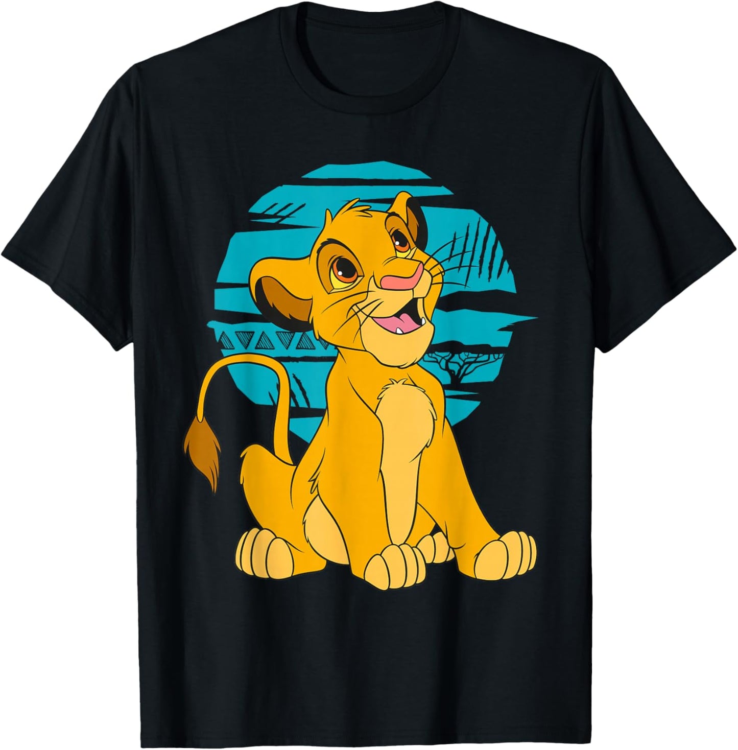 Disney The Lion King Young Simba Happy Blue Retro