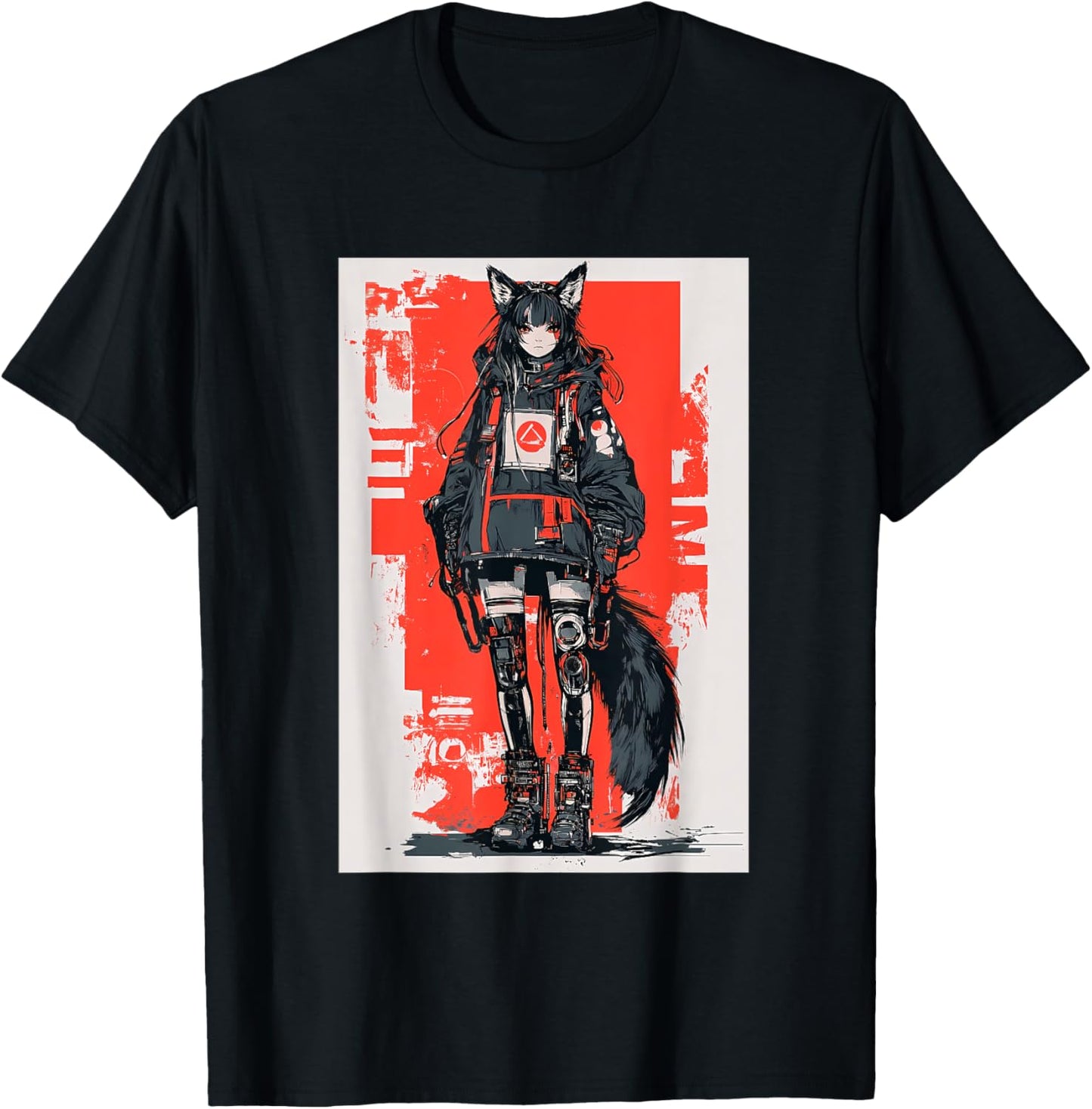 Anime Manga Cyberpunk Aesthetic Techwear Harajuku Kitsune
