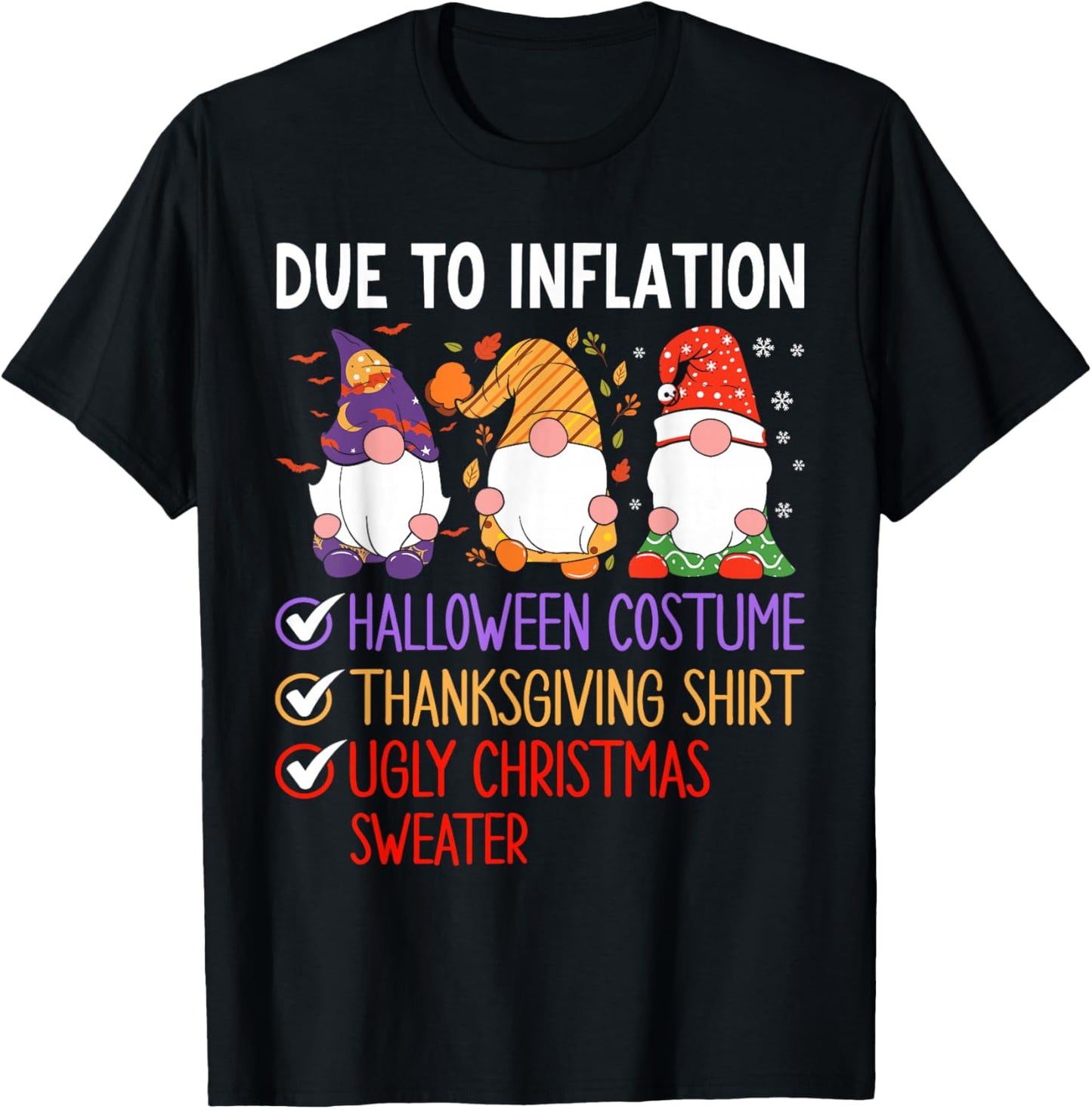 Due to Inflation This is My Thanksgiving Halloween Christmas