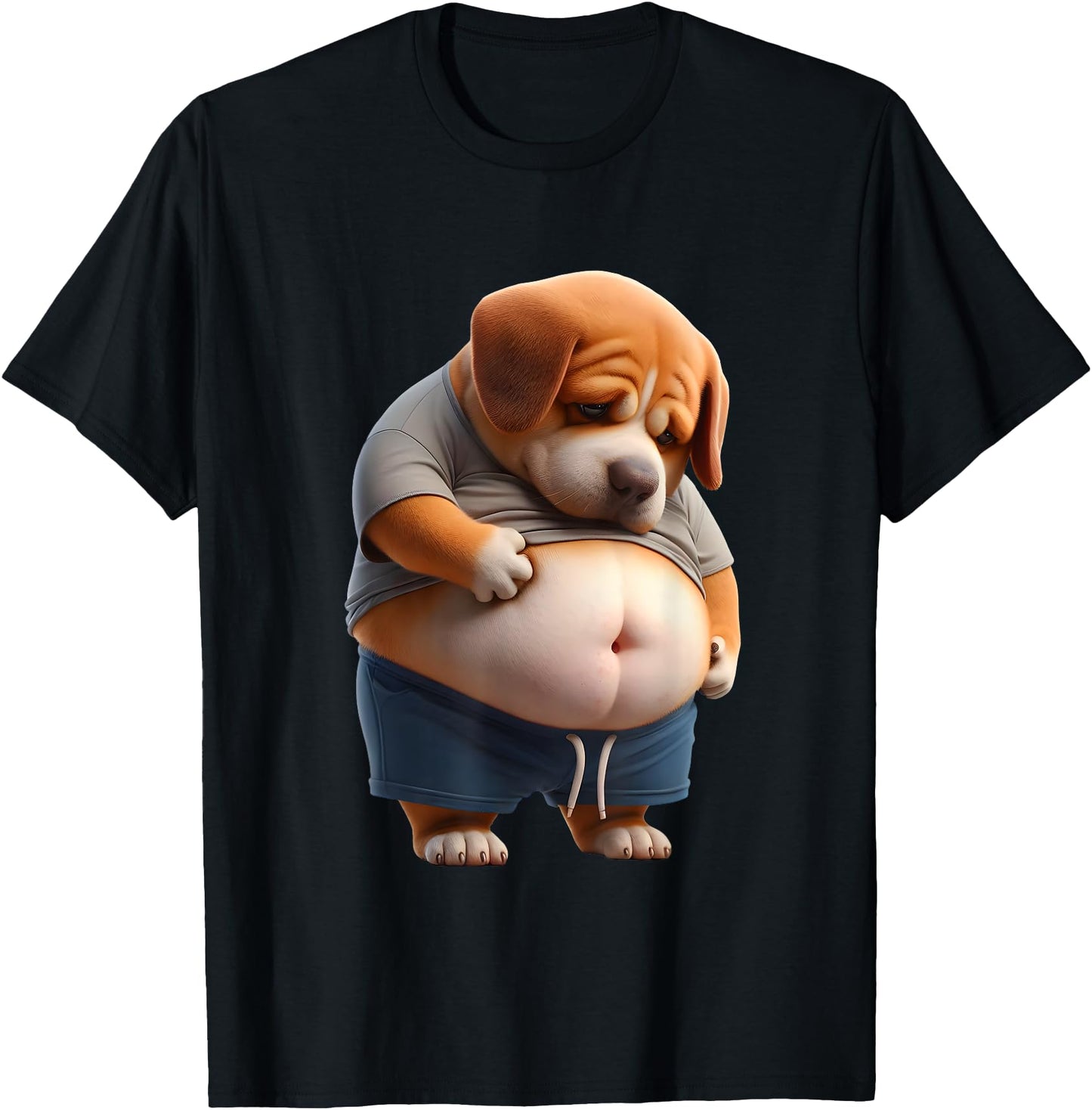 Funny Fat Dog Chubby Chonk Dog Design Canine Dog Lovers