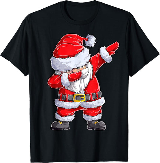 Christmas Boys Dabbing Santa Claus Girls Funny Xmas Dab Cute