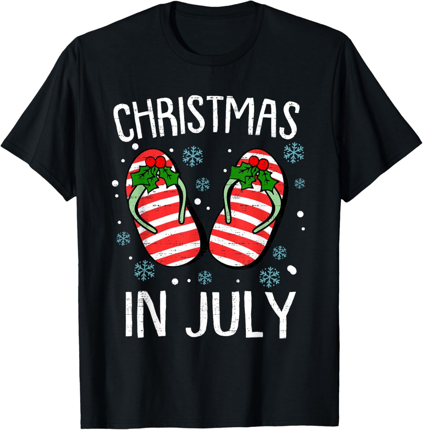 Funny Flip Flops Christmas In July Xmas Beach Vacation