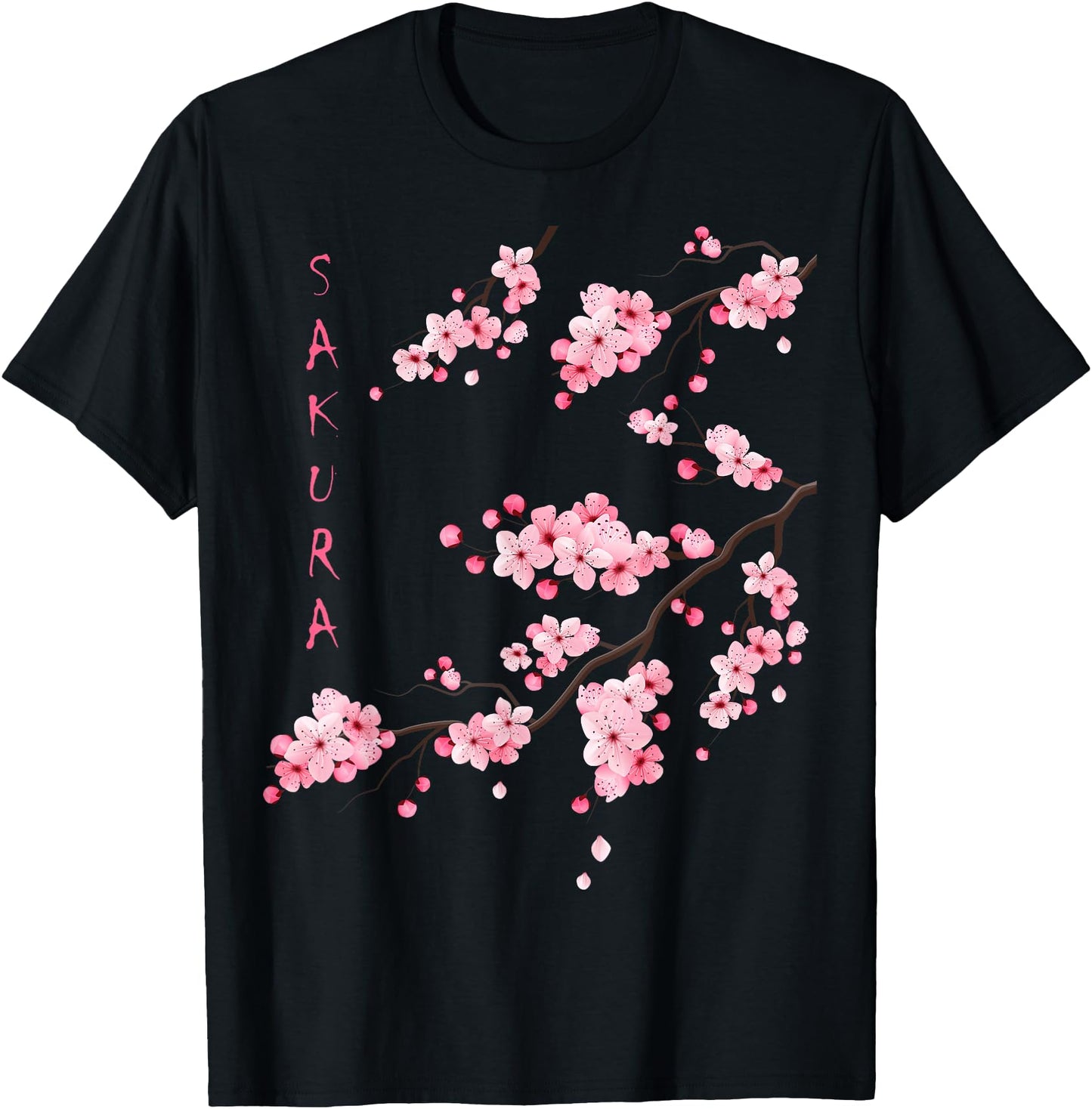 Vintage Sakura Cherry Blossom Japanese Graphical Art