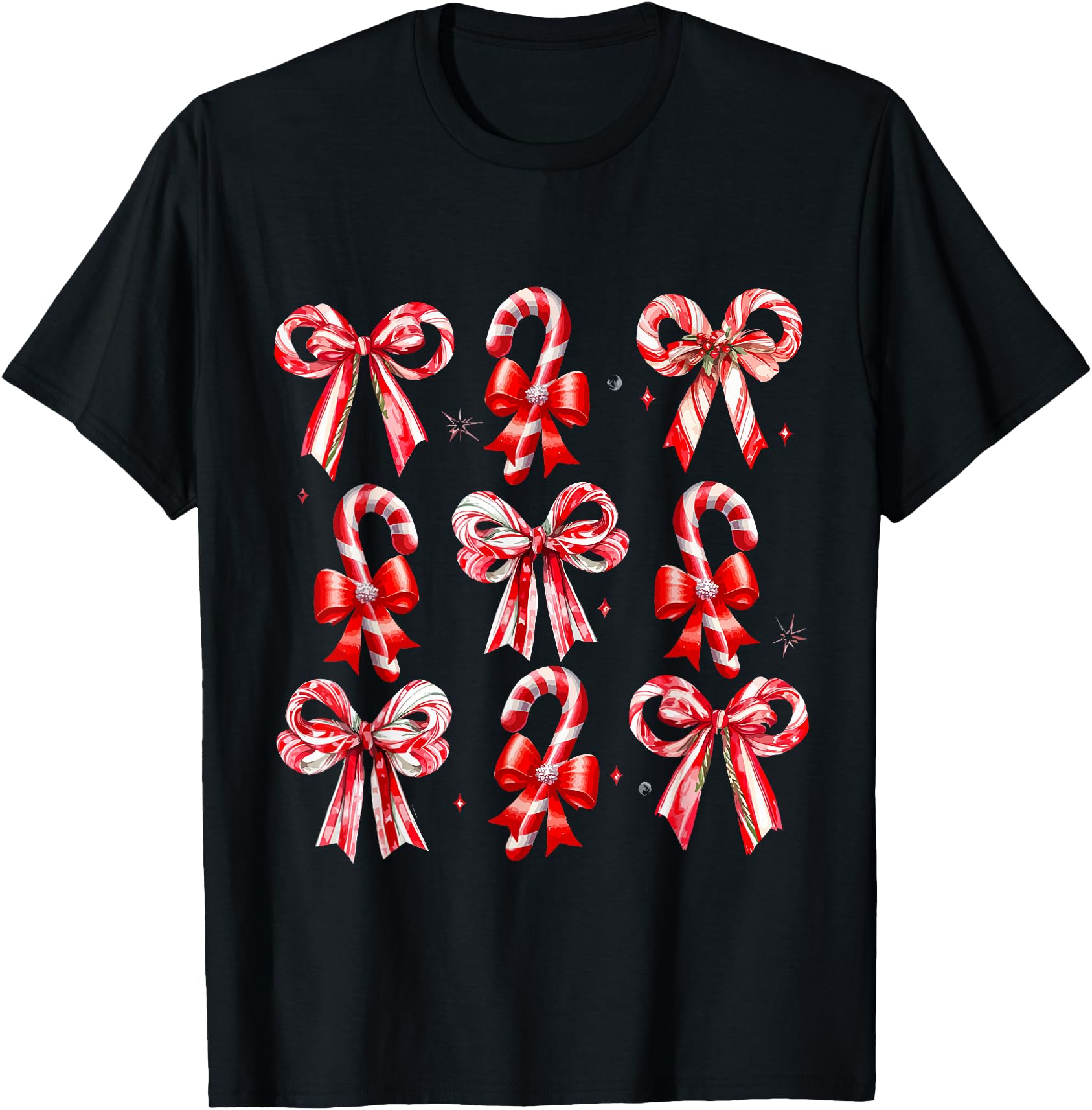 Christmas Candy Cane Santa Xmas Toddler Youth Women Men
