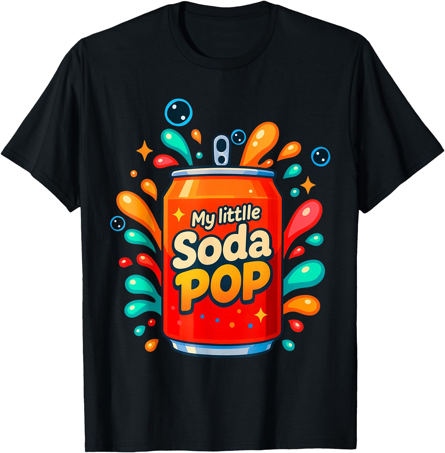 Soda Pop Cartoon Splash Cute Retros Beverage Funny Oranges