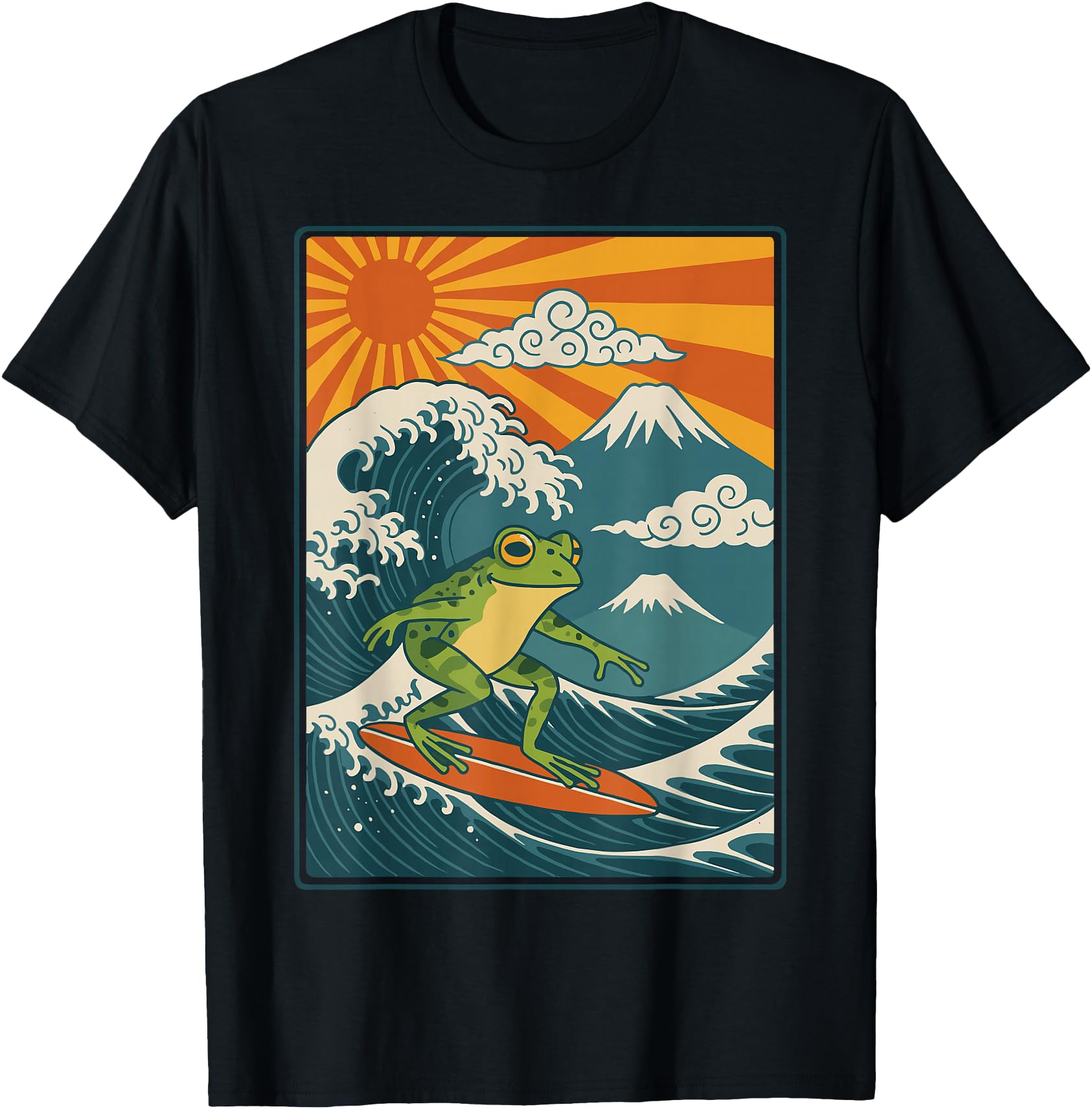 Frog Surfing Japanese