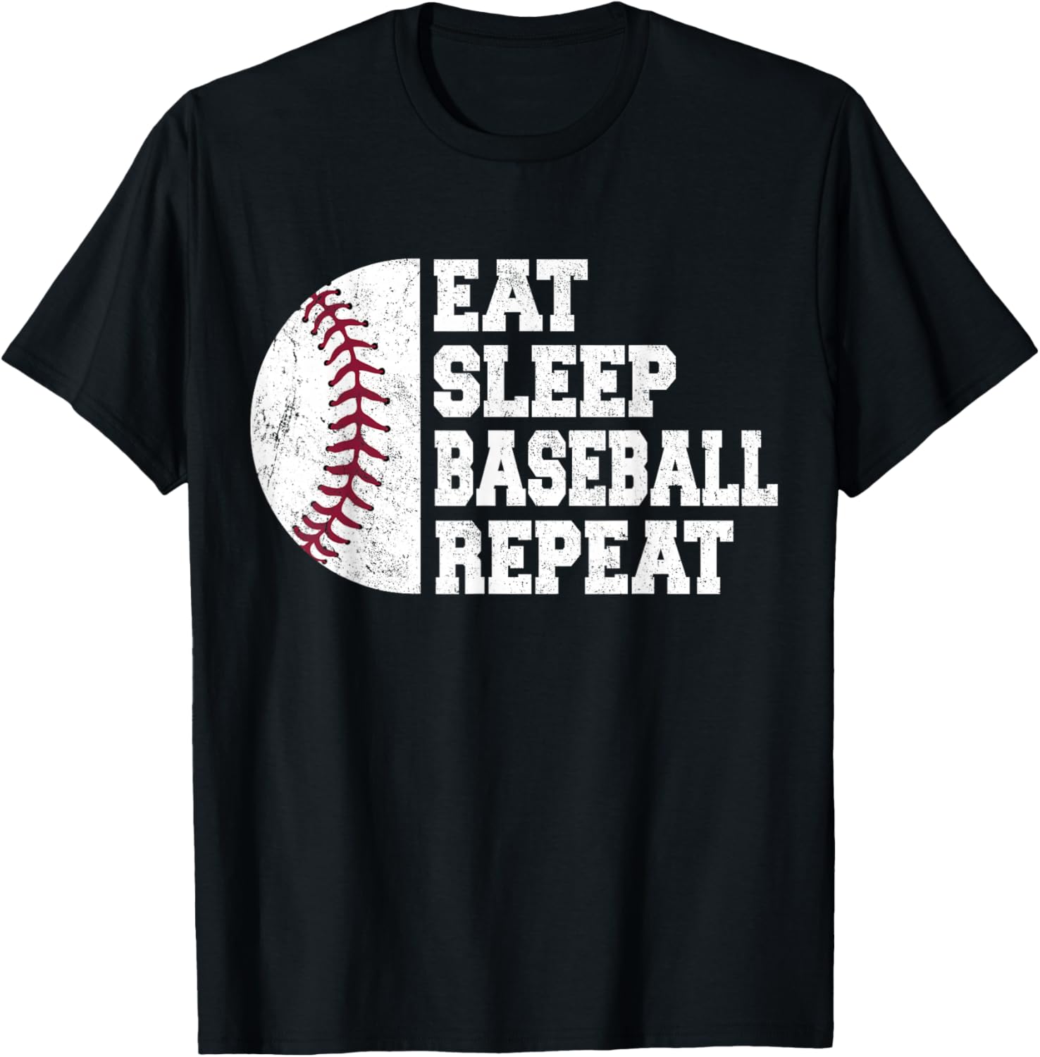 Eat Sleep Baseball Repeat Baseball Player Funny Baseball