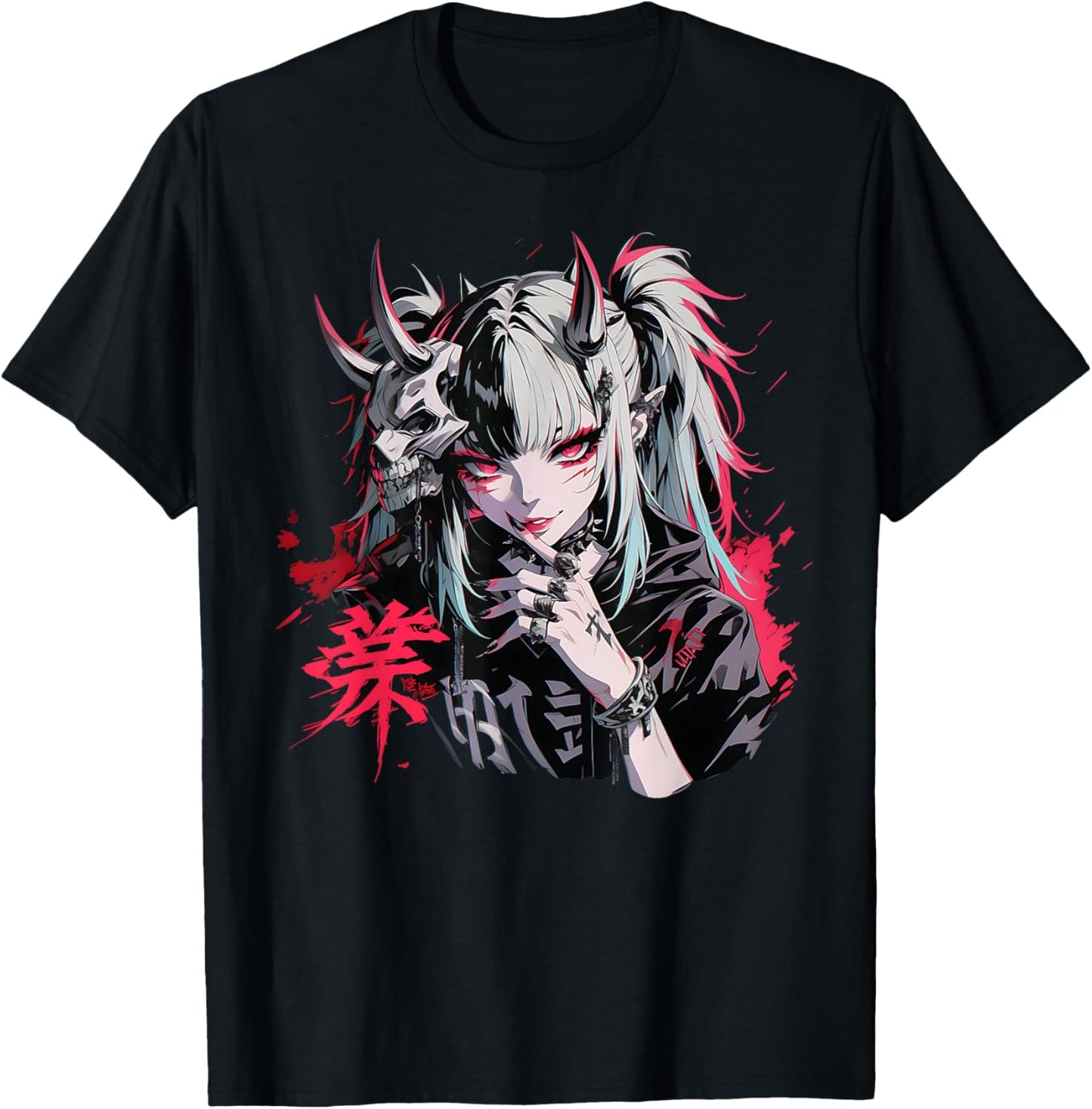 Gothic Anime Demon Waifu Cute Japan Manga Vaporware Retro