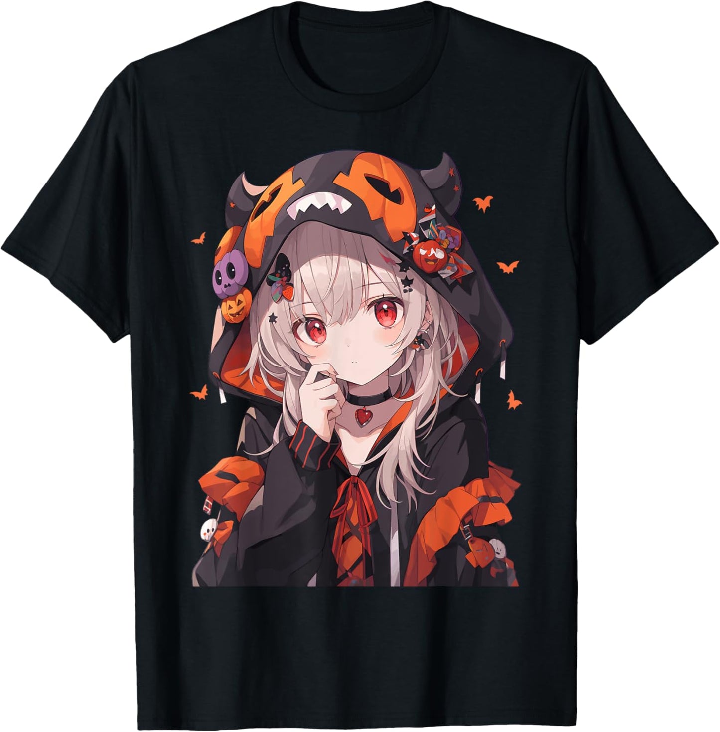 Halloween Anime Girl Pumpkin Demon Costume Japanese Otaku
