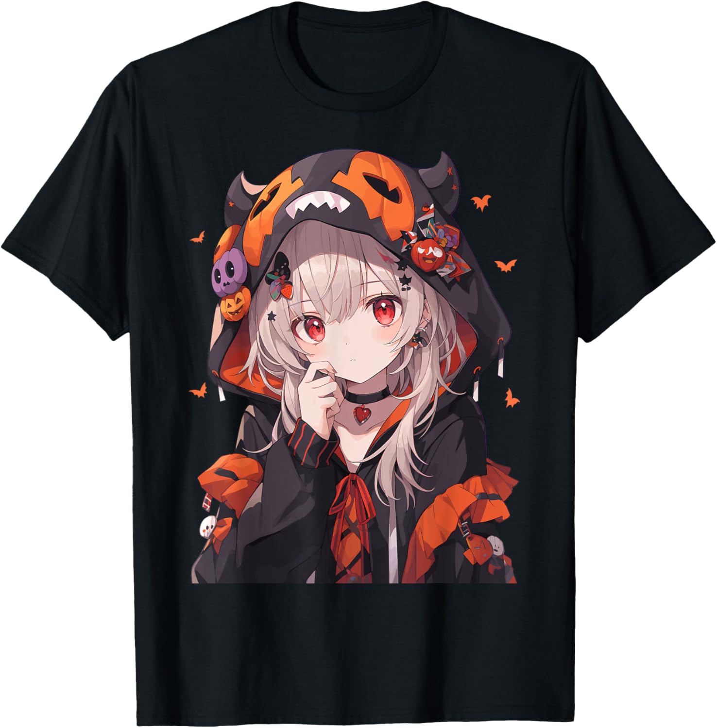 Halloween Anime Girl Pumpkin Demon Costume Japanese Otaku