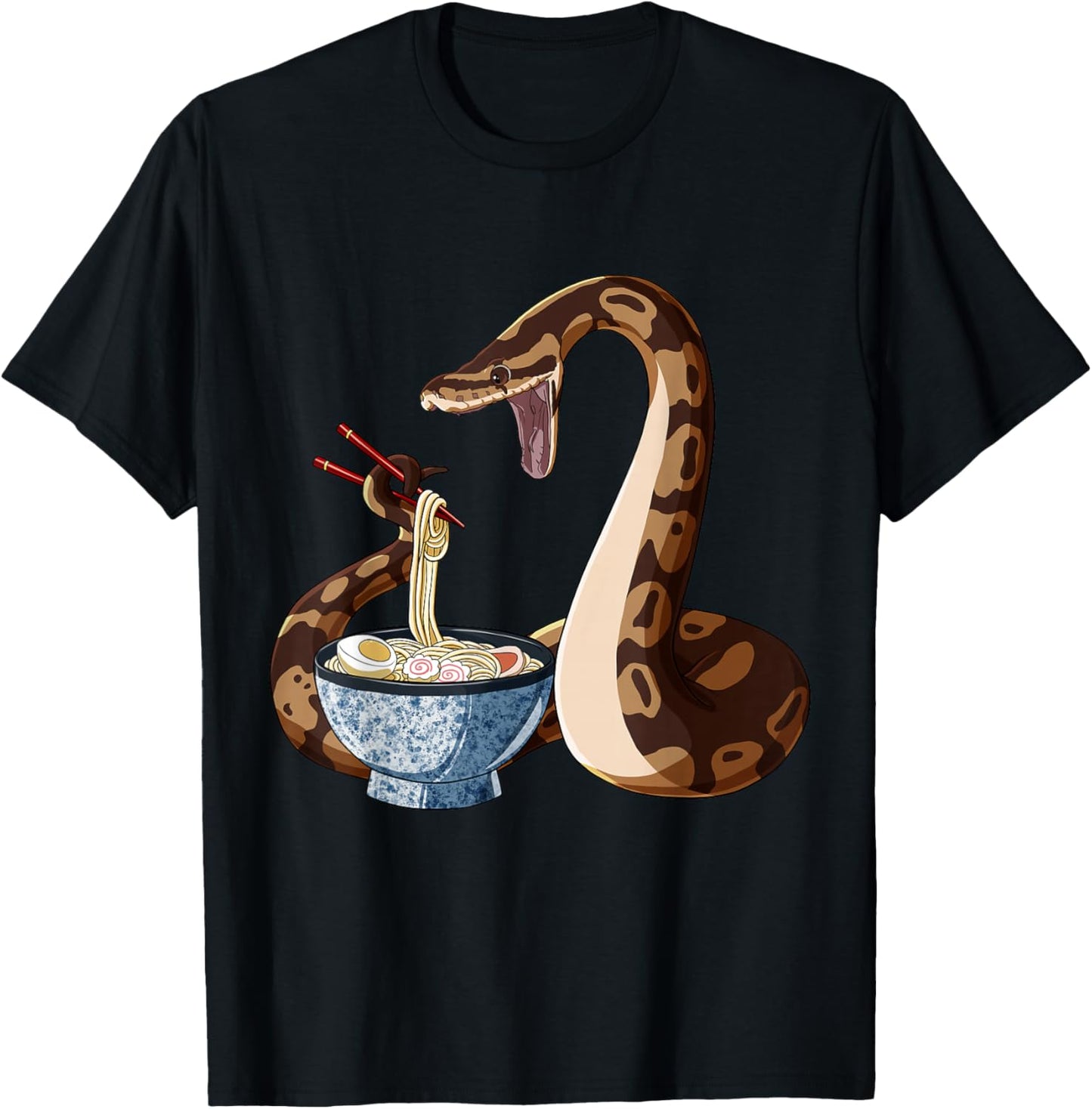 Funny Japanese Anime Snake Eats Ramen King Python