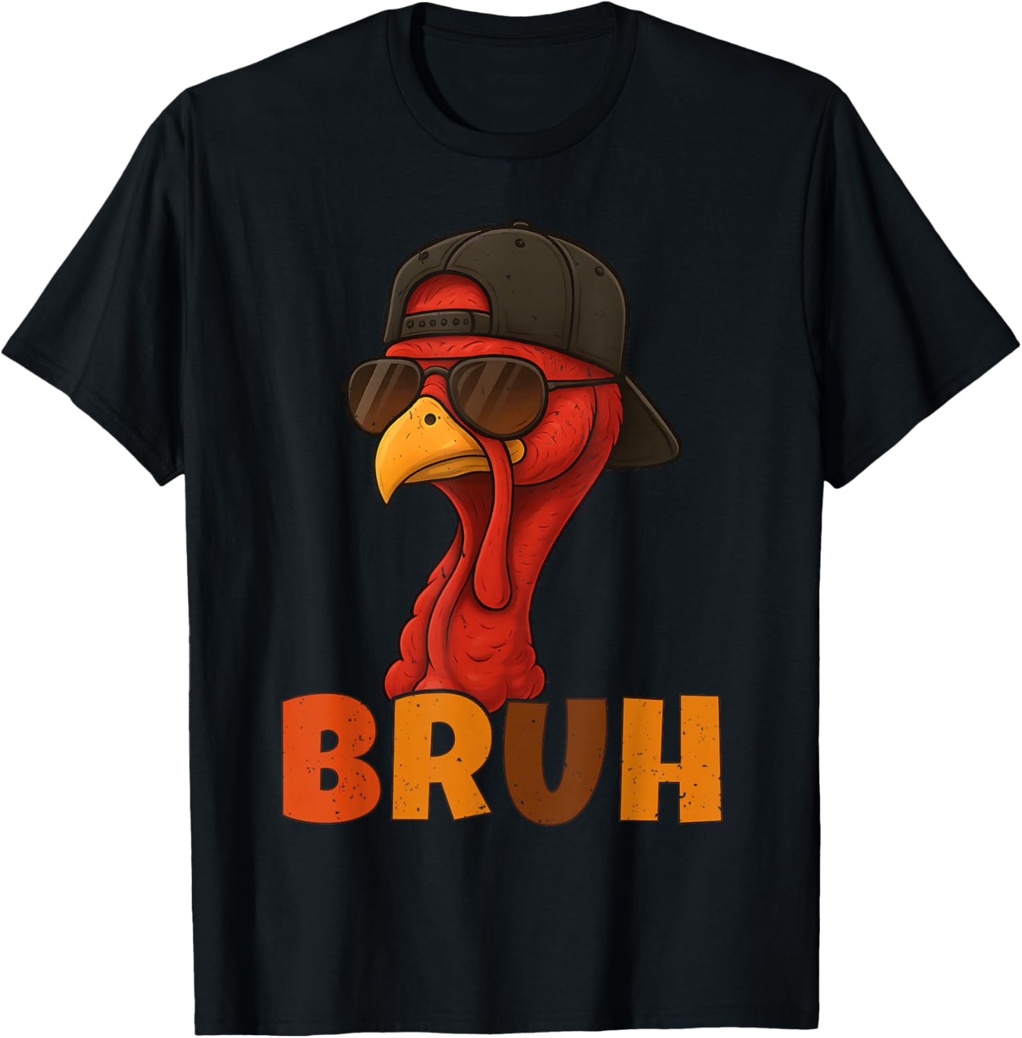 Bruh Funny Thanksgiving Turkey Day for Mens Boys Teens Kids