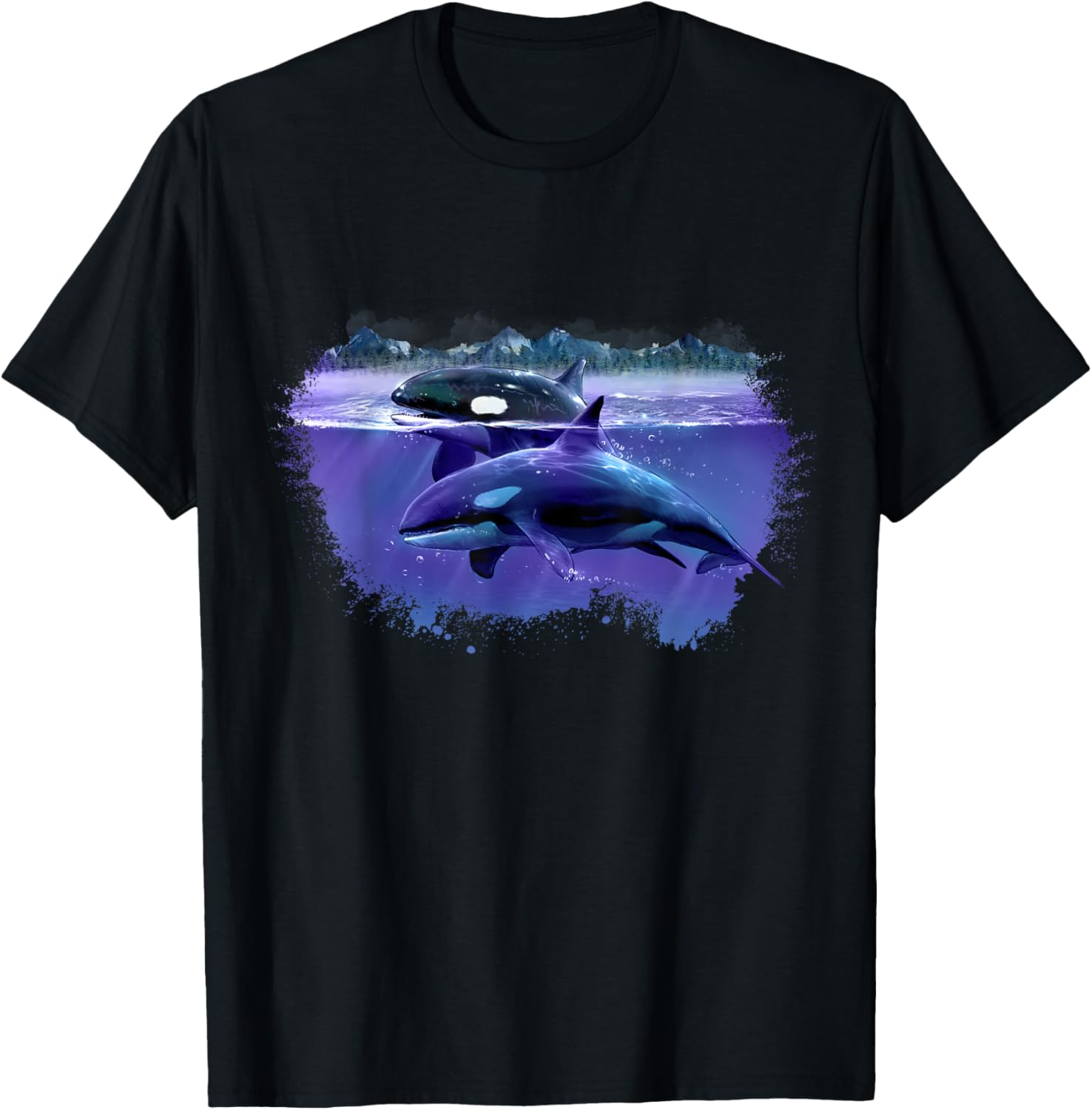 Orca Killer Whale Pod in the Wild T-Shirt