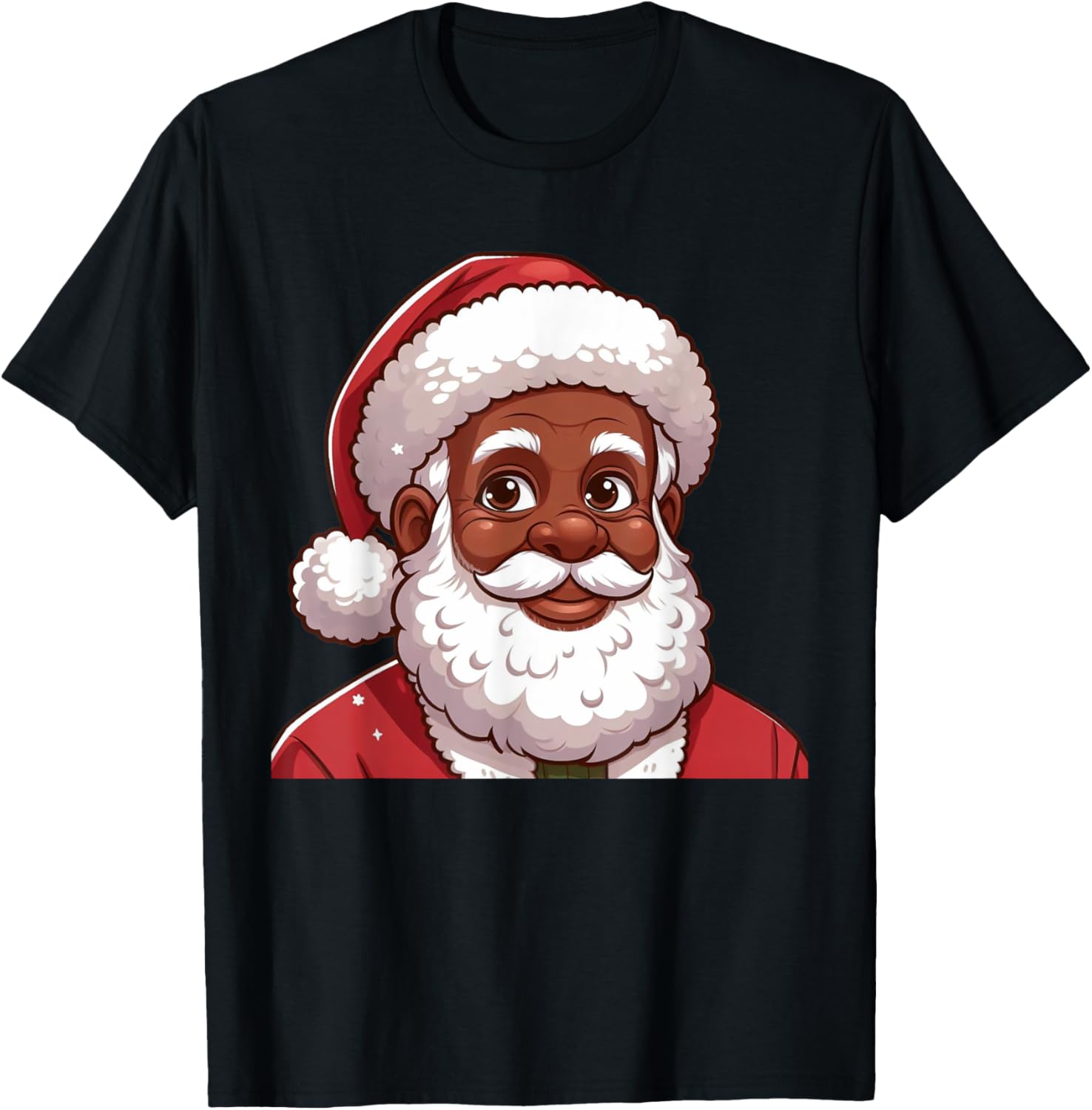 African American Santa Christmas Pajama Vintage Black X-Mas