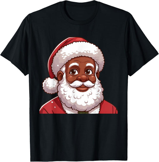 African American Santa Christmas Pajama Vintage Black X-Mas