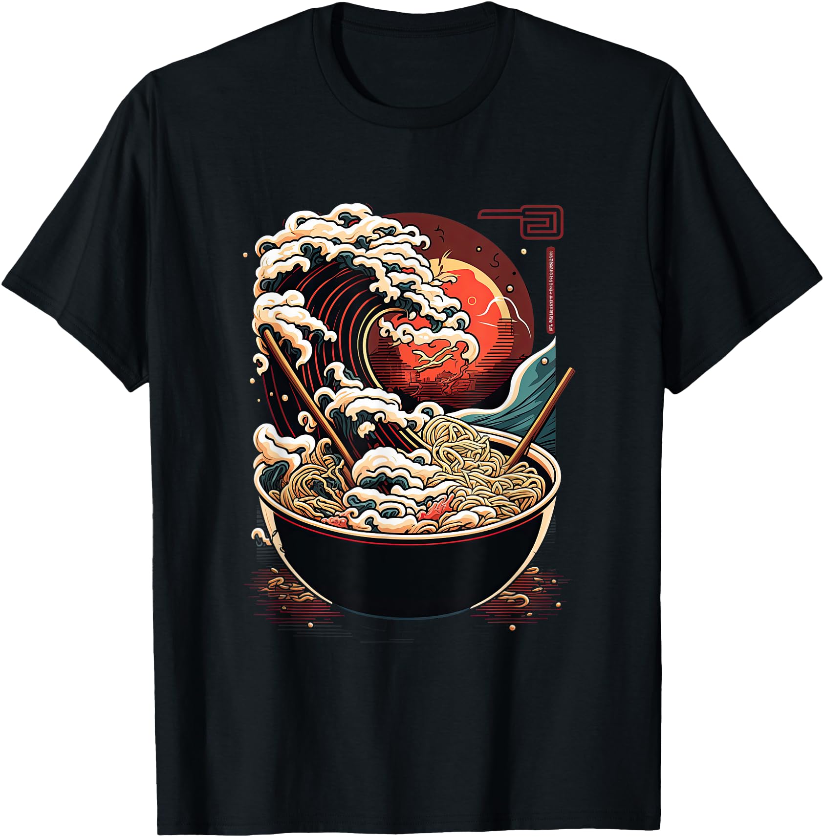 Great Ramen wave vintage japanese style