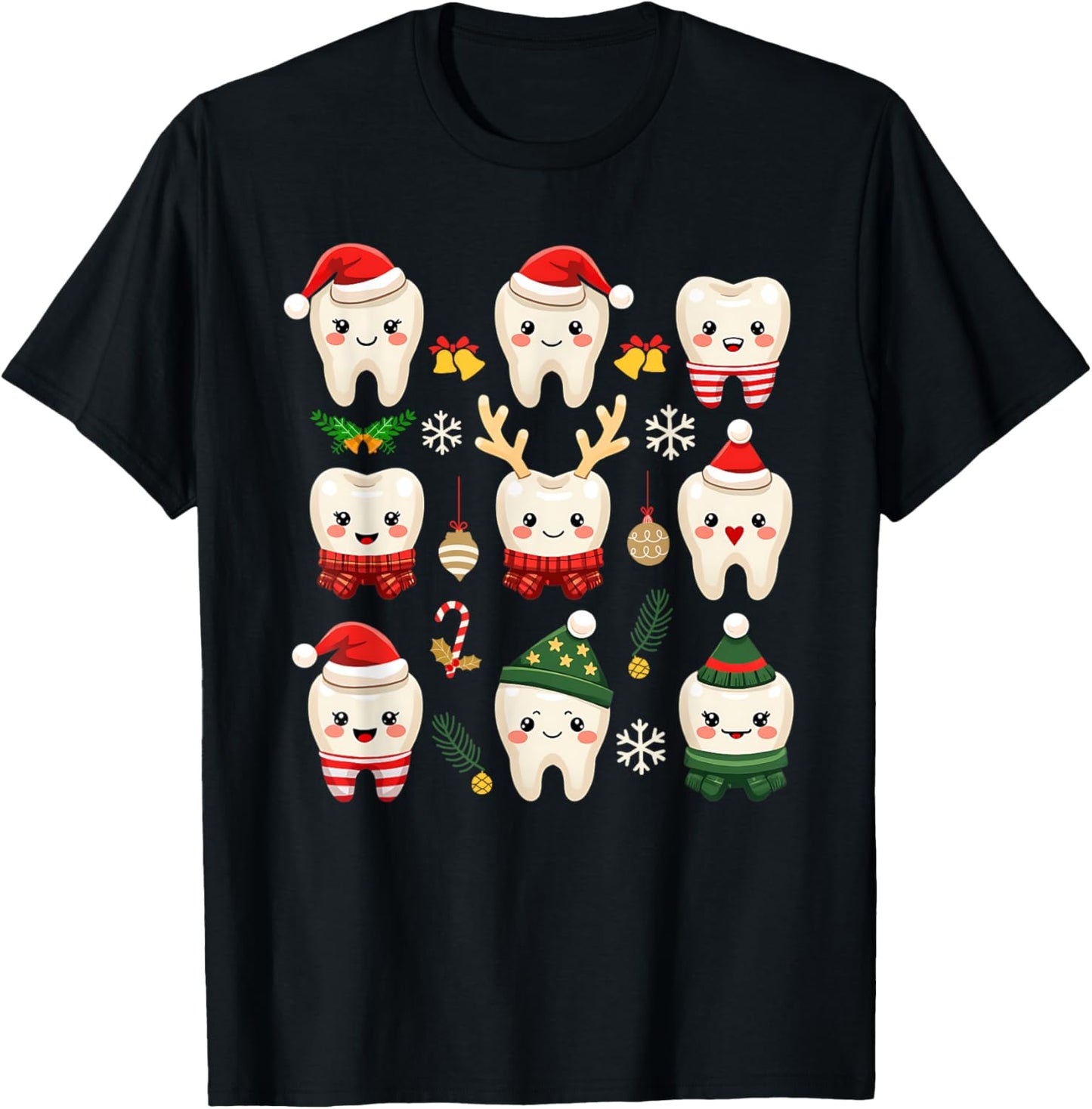 Funny Dental Christmas Teeth Cute Xmas Dentist Squad Crew