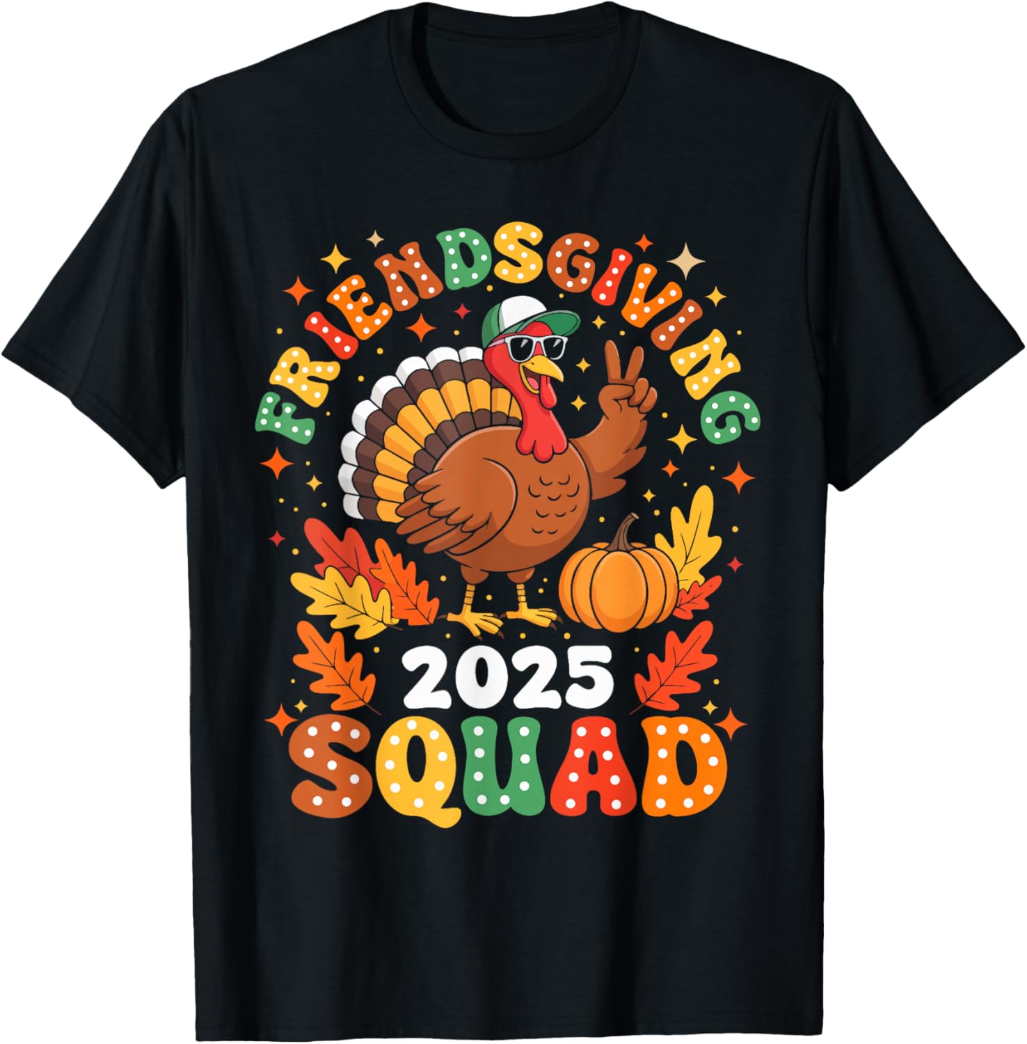 Friends Giving Squad 2025 Pumpkin Fall Turkey Thanksgiving