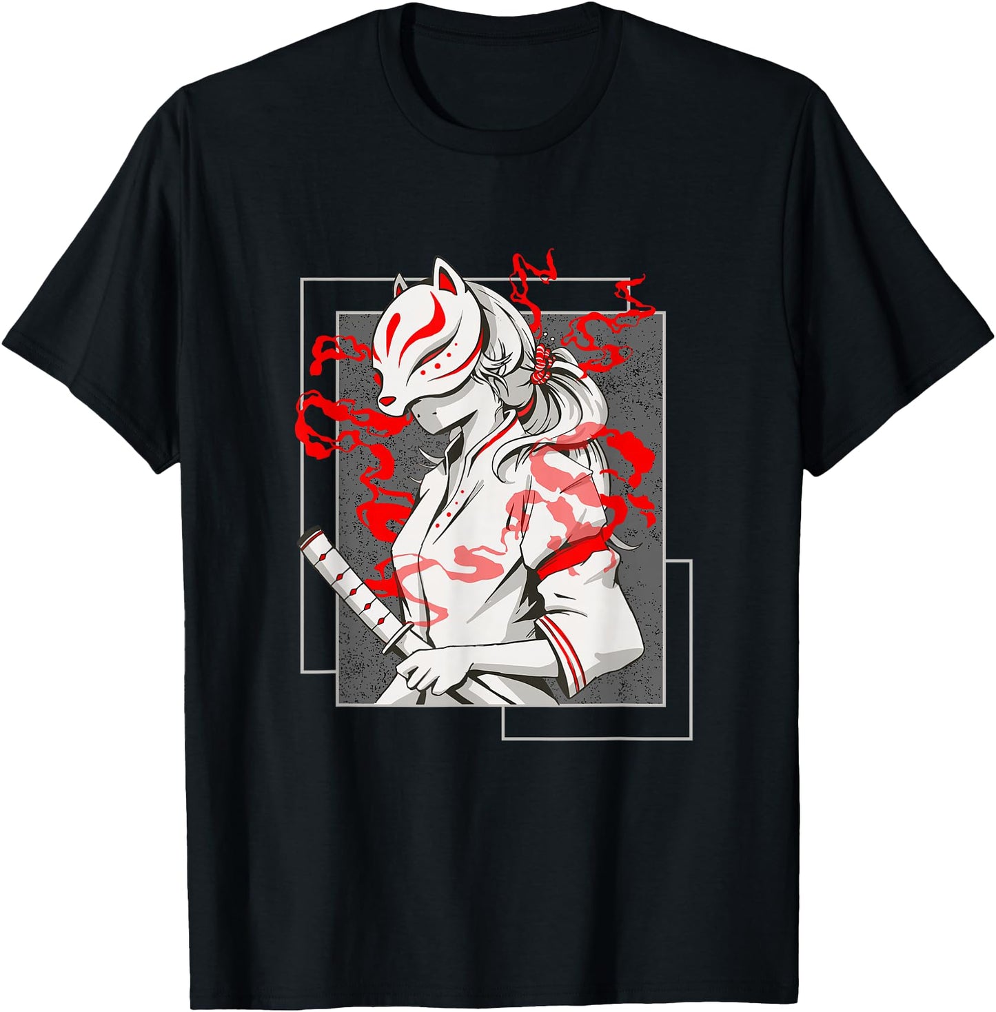 Japanese Fox Mask Aesthetic Kitsune Inari Anime Oni Monster